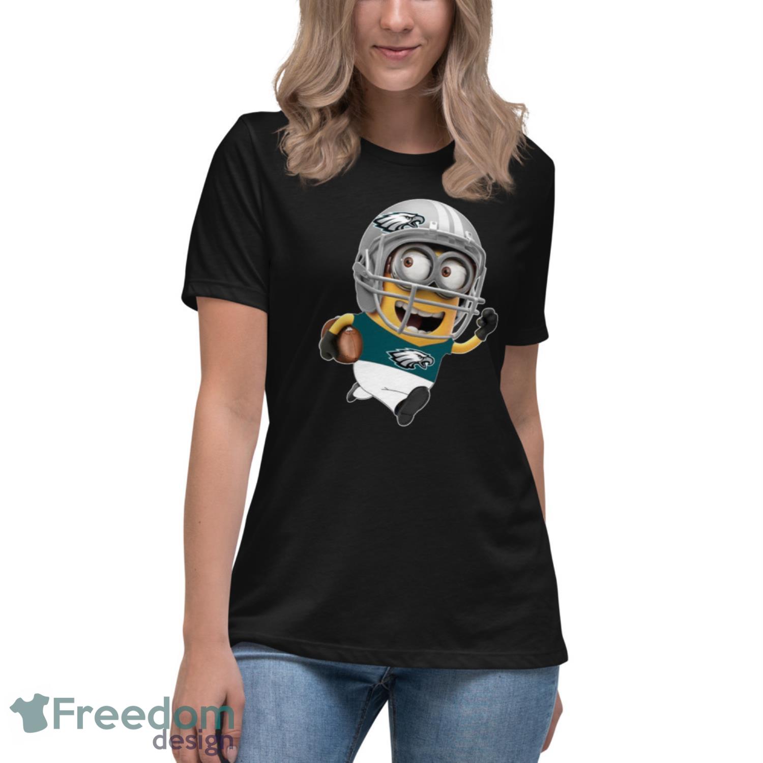 NFL Philadelphia Eagles Minions Disney Football Sports Women's T-Shirt