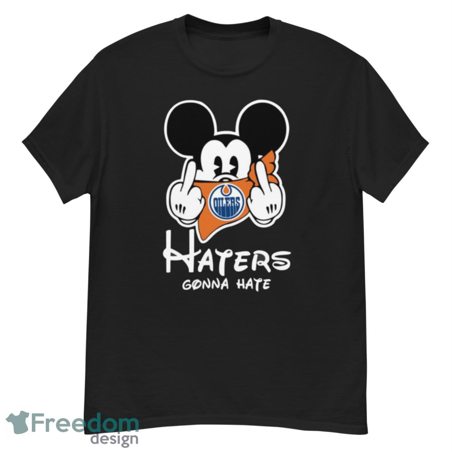 NHL Edmonton Oilers Haters Gonna Hate Mickey Mouse Disney Hockey Shirt For Fans - G500 Men’s Classic T-Shirt NHL Edmonton Oilers Haters Gonna Hate Mickey Mouse Disney Hockey Shirt For Fans - G500 Men’s Classic T-Shirt