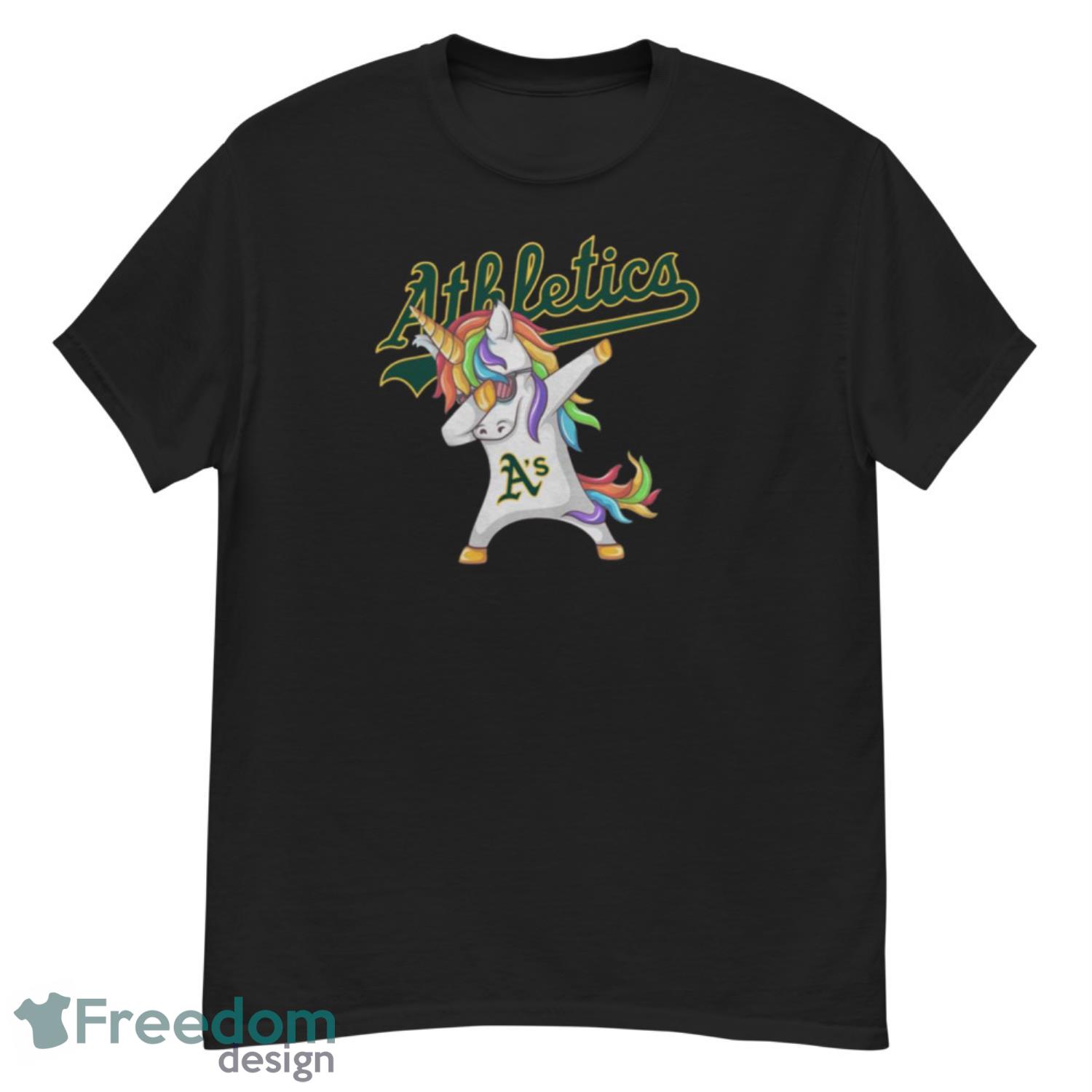 Oakland Athletics MLB Baseball Funny Unicorn Dabbing Sports T Shirt - G500 Men’s Classic T-Shirt Oakland Athletics MLB Baseball Funny Unicorn Dabbing Sports T Shirt - G500 Men’s Classic T-Shirt
