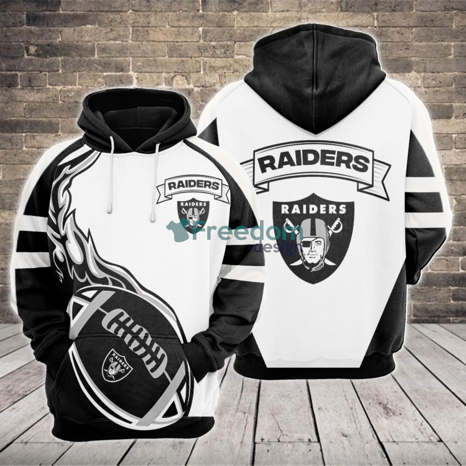 Oakland Raiders 3d hoodie 