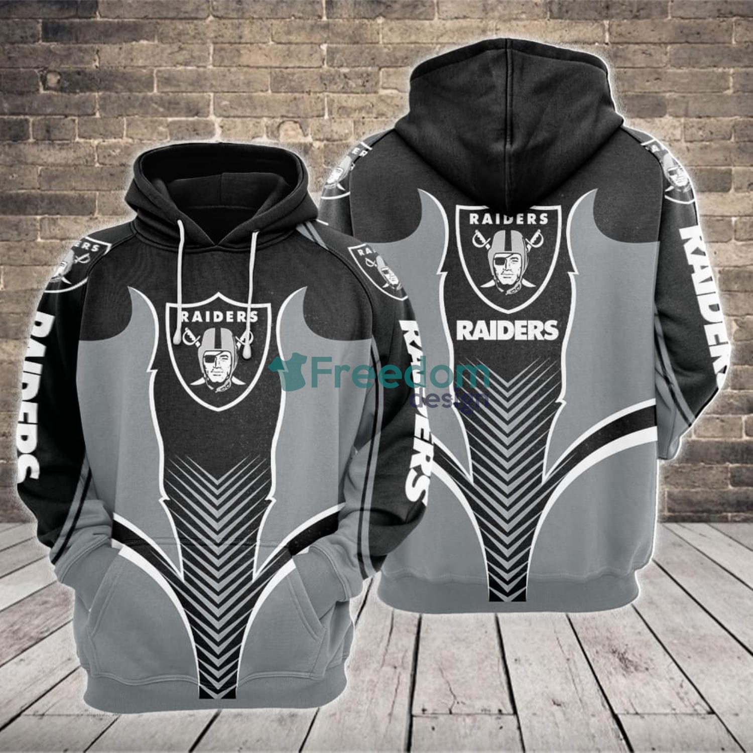 Oakland Raiders NFL 3D Hoodie Print Full 