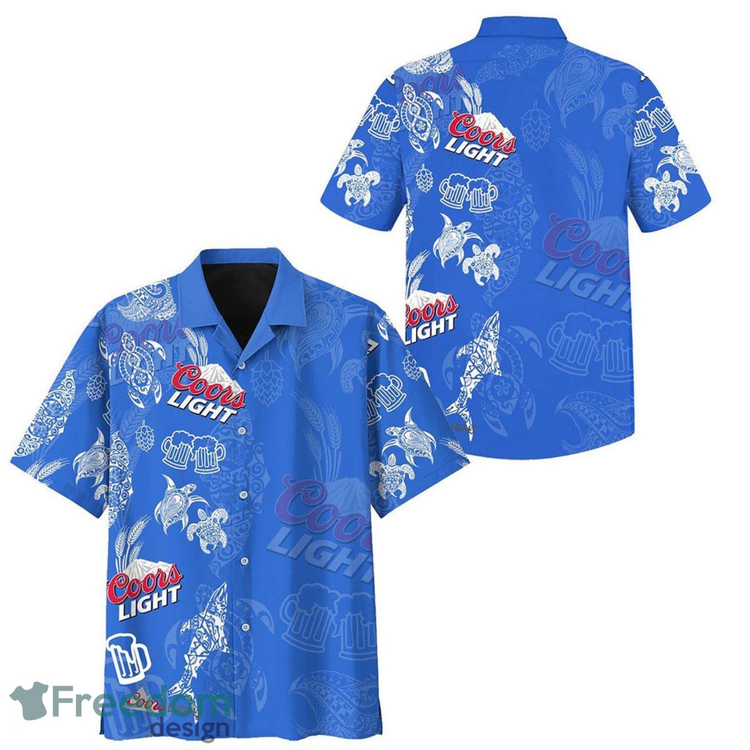 Coors Light Hawaiian Shirt Tropical Beach Gift For Beer Lovers