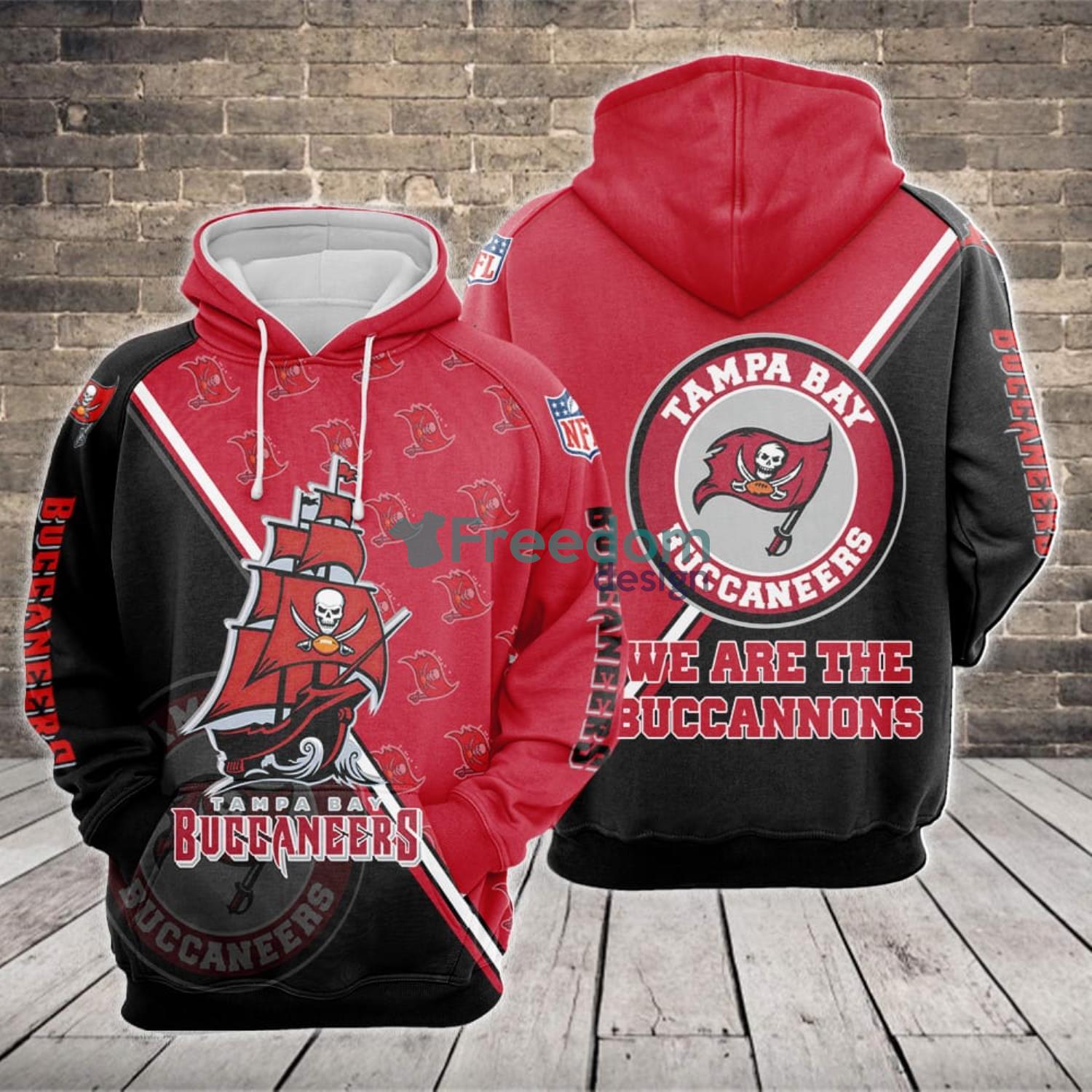 Youth Red Tampa Bay Buccaneers Pullover Hoodie