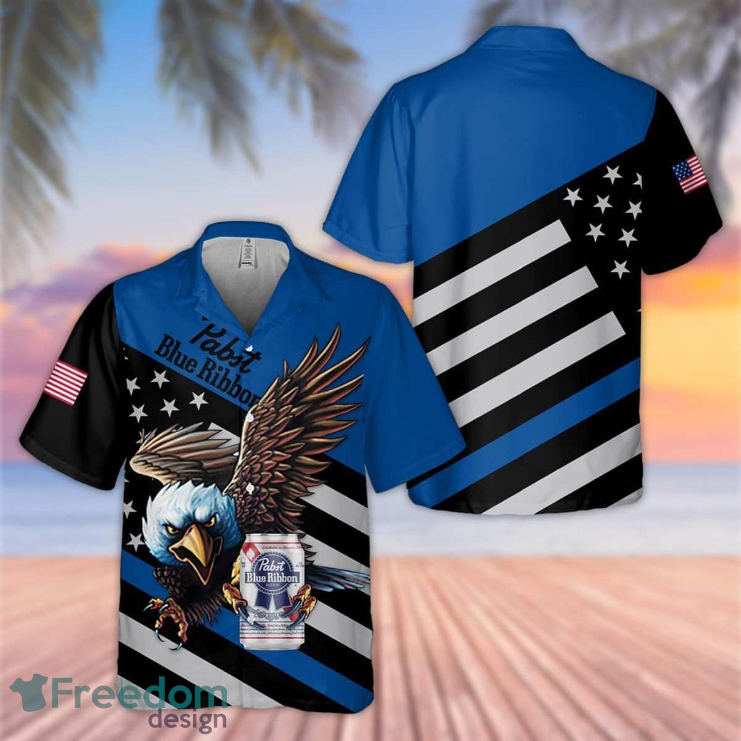 PABST BLUE RIBBON Beer Hawaiian Shirt for Men