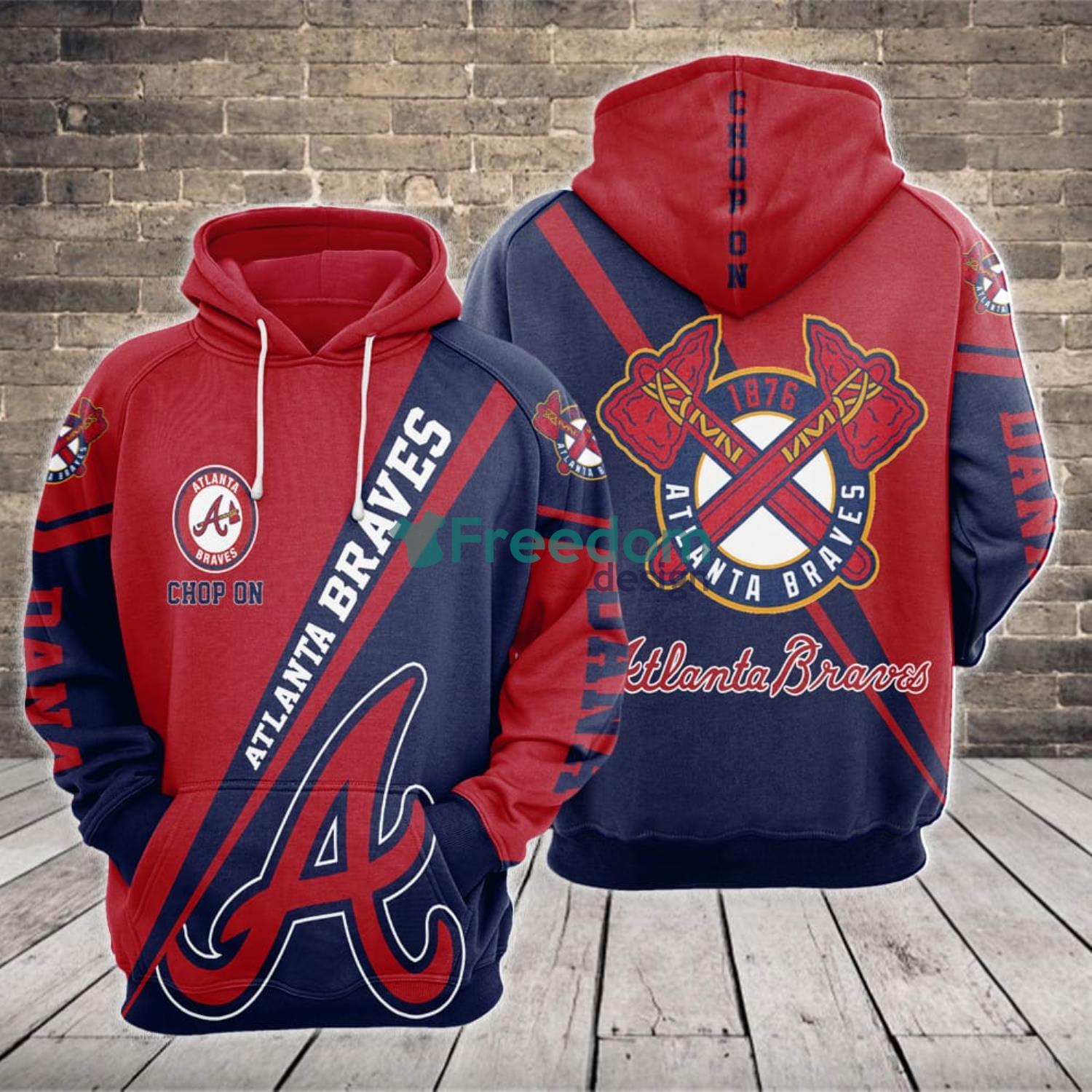Personalized MLB Atlanta Braves 3D Hoodie - T-shirts Low Price
