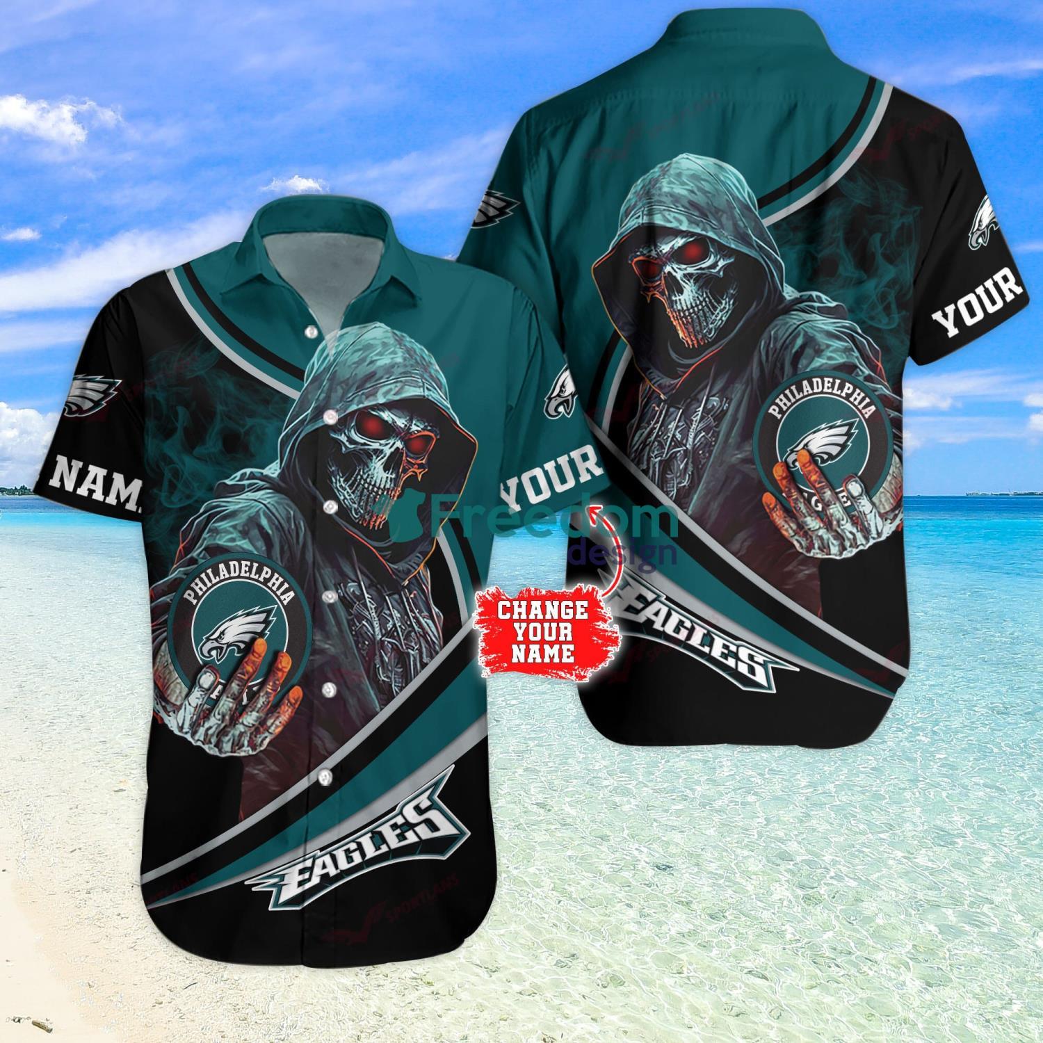 NFL Philadelphia Eagles Aloha Tropical Hawaiian Shirt - Freedomdesign