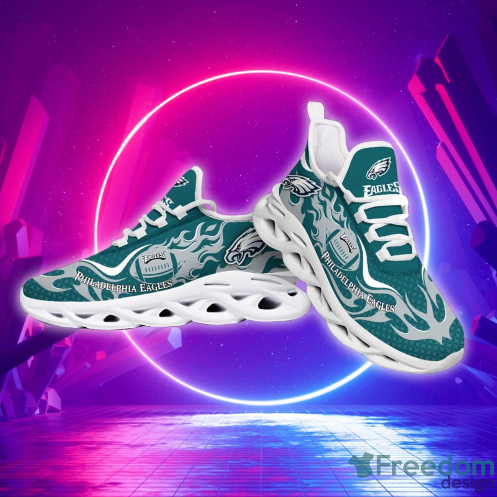 Philadelphia Eagles NFL Fire Ball Full Print Max Soul Shoes Gift For Fans -  Freedomdesign