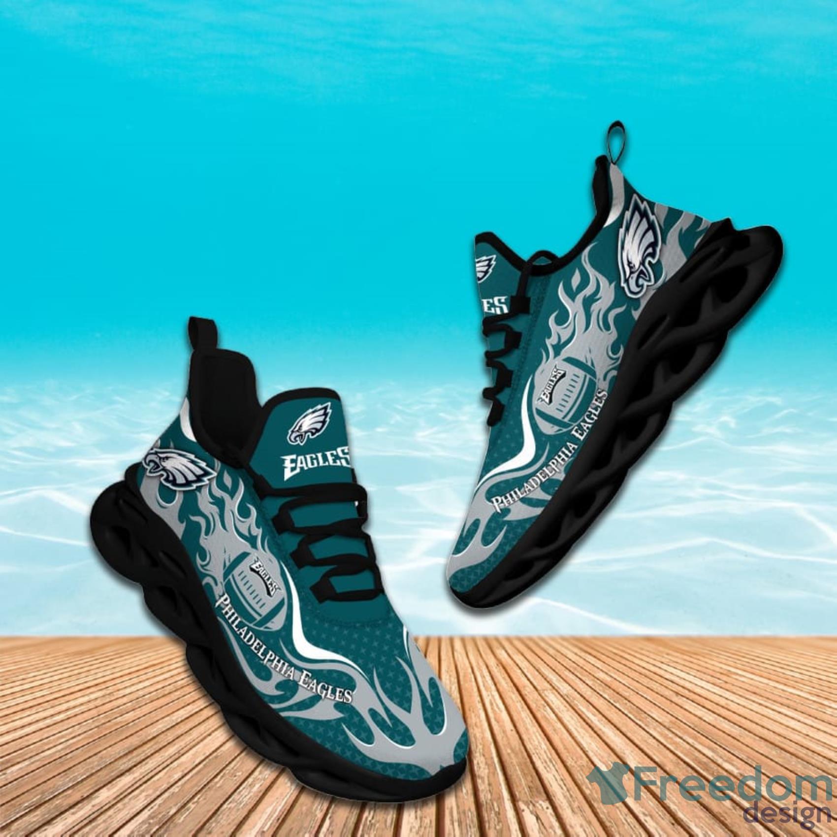 Philadelphia Eagles Team Max Soul Shoes Running Sneakers For Real Fans -  Freedomdesign