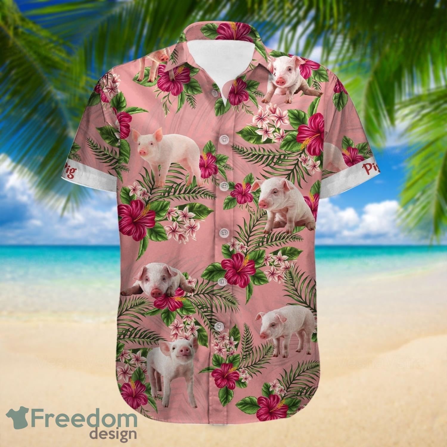 Pig Aloha Hawaiian Shirt Pig Shirt Button Up Shirt Pig Shirts For Women Pig Lover Shirt Pig Beach Shirt image Pig Aloha Hawaiian Shirt Pig Shirt Button Up Shirt Pig Shirts For Women Pig Lover Shirt Pig Beach Shirt Product Photo 2