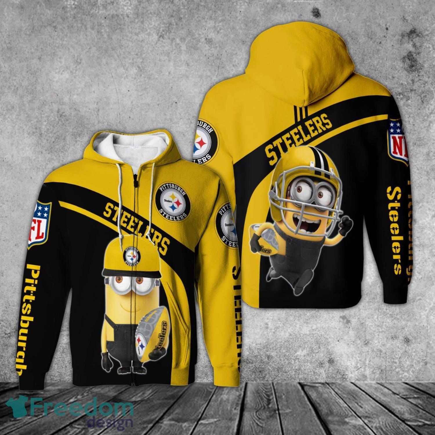 Pittsburgh Steelers Skull Men, Pittsburgh Steelers 3D Hoodie All