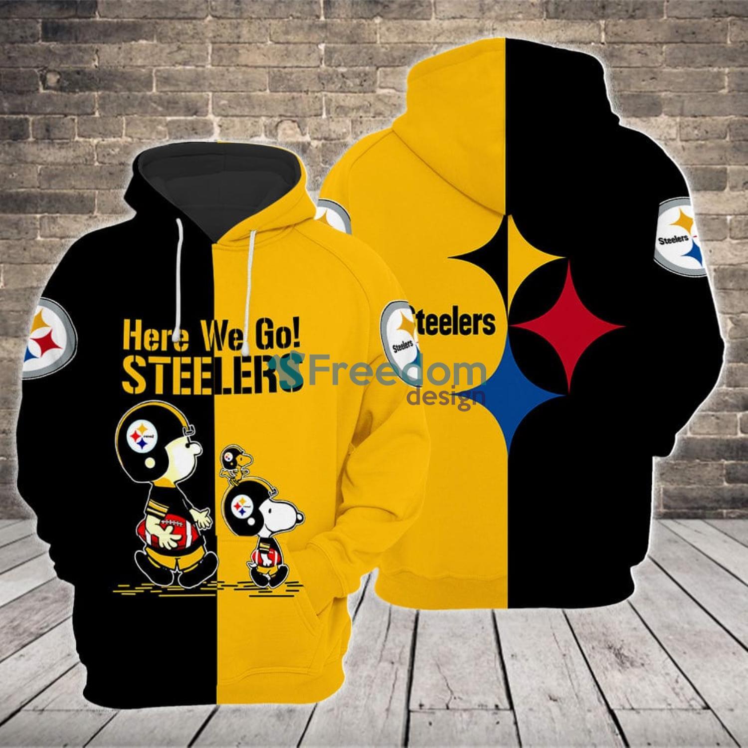 Pittsburgh Steelers Snoopy Full Print 3D Hoodie For Sport Team -  Freedomdesign