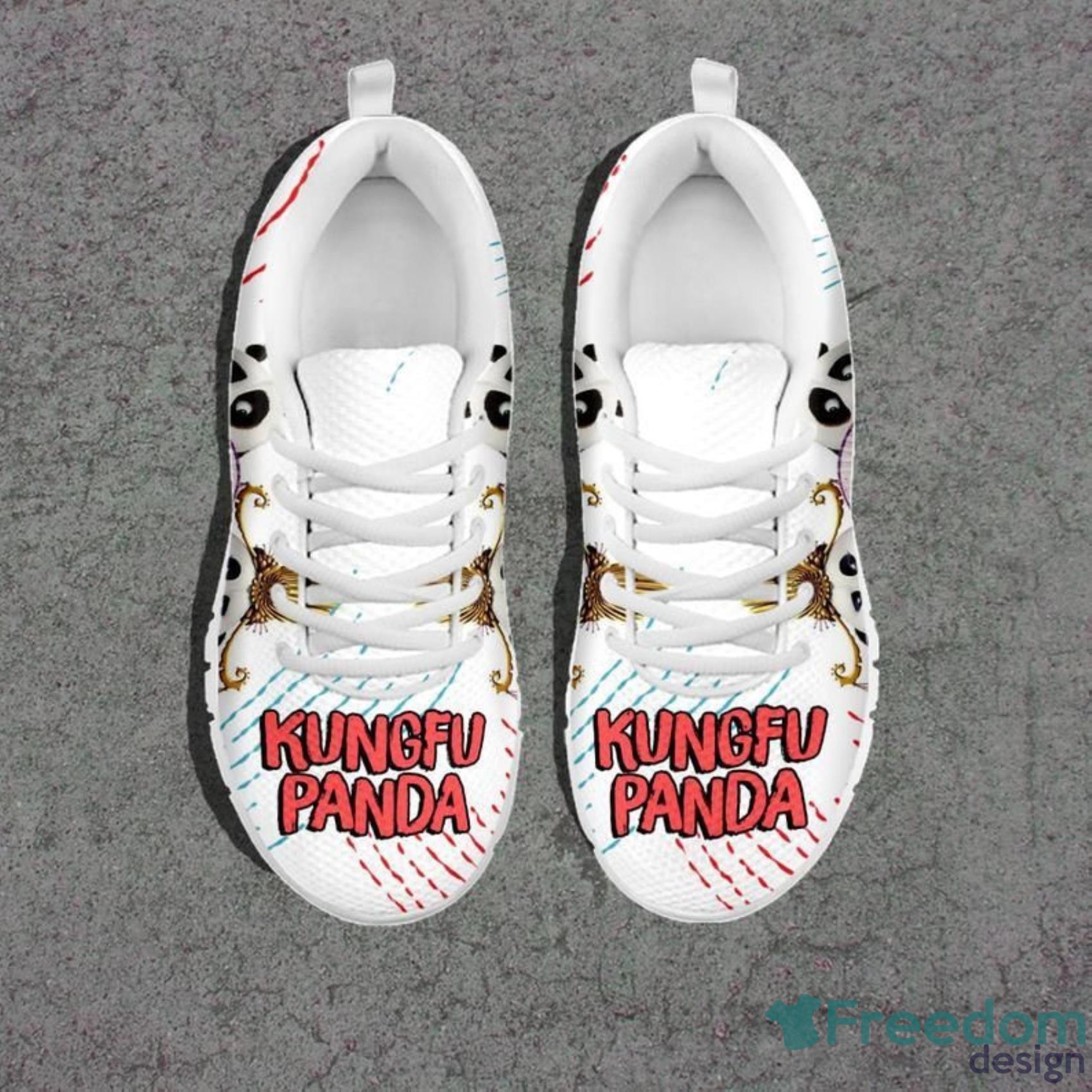 Po Shoes Kungfu Panda Cartoon White Sneakers Shoes For Men And Women Product Photo 2