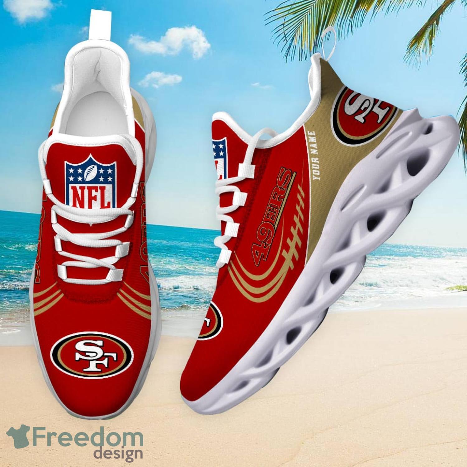 San Francisco 49Ers NFL Cool Max Soul Shoes Custom Name For Fans