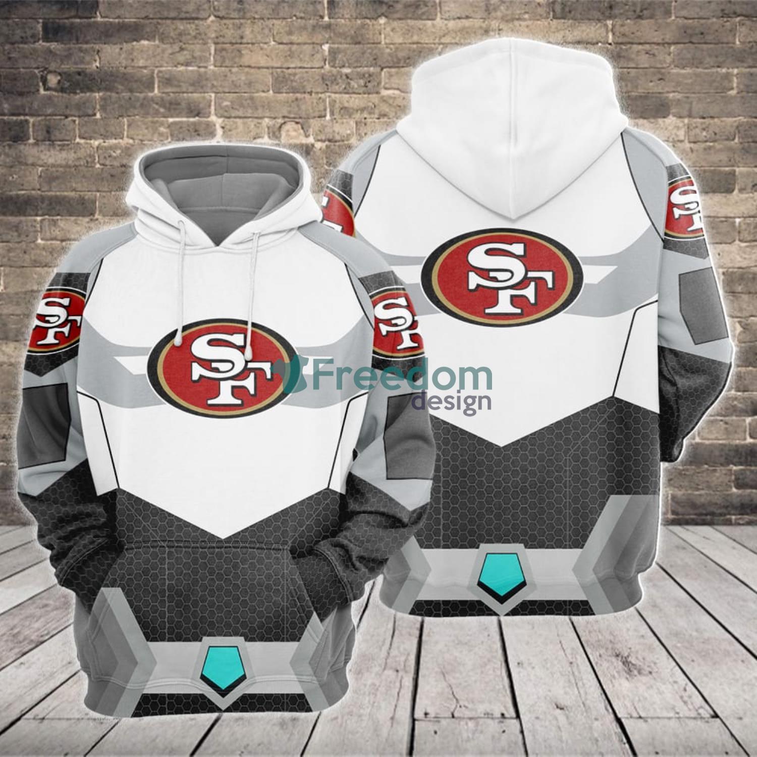 San Francisco 49ers hoodie 3D cheap Sweatshirt Pullover gift for fans -Jack  sport shop