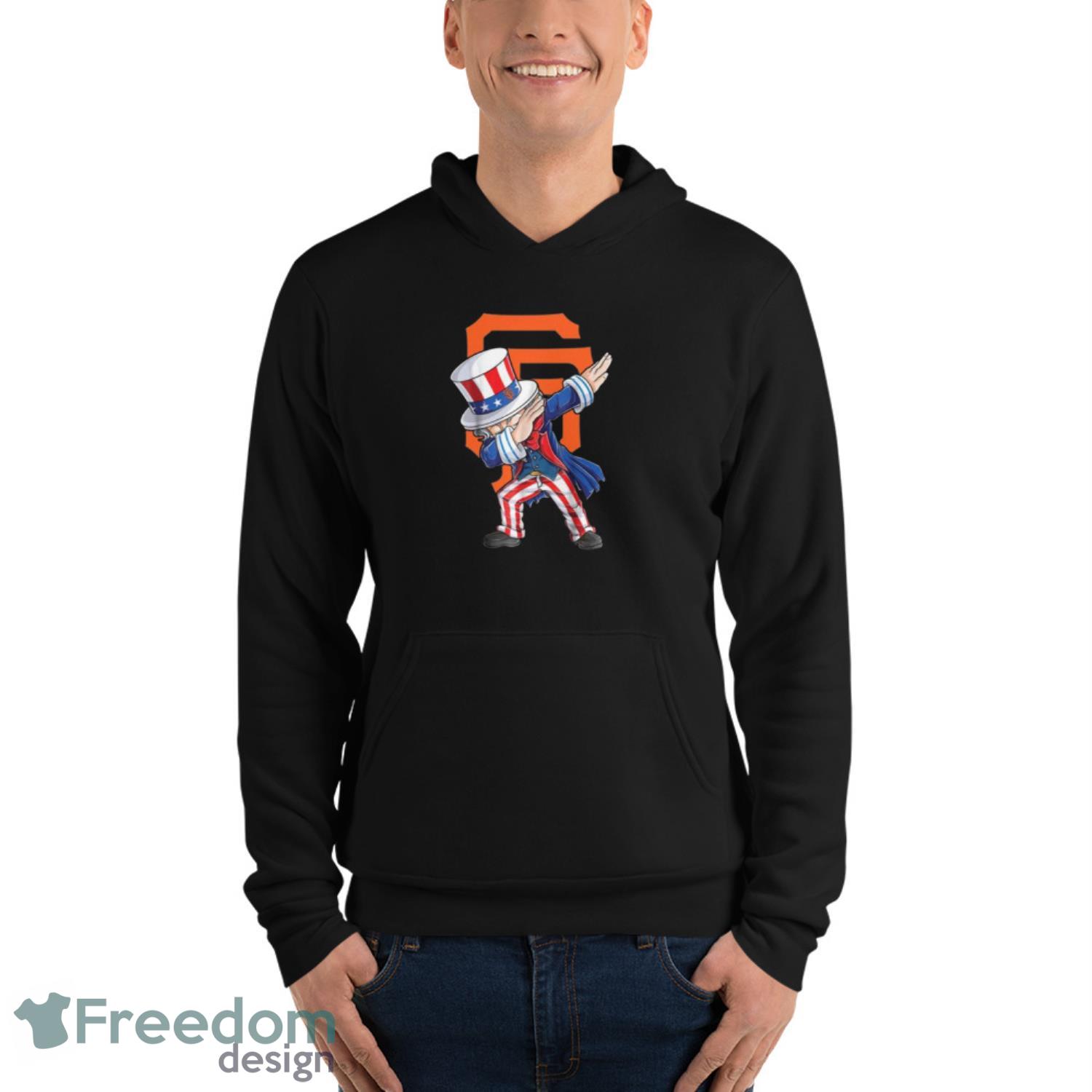 San Francisco Giants MLB Baseball Dabbing Uncle Sam The Fourth of July T  Shirt - Freedomdesign