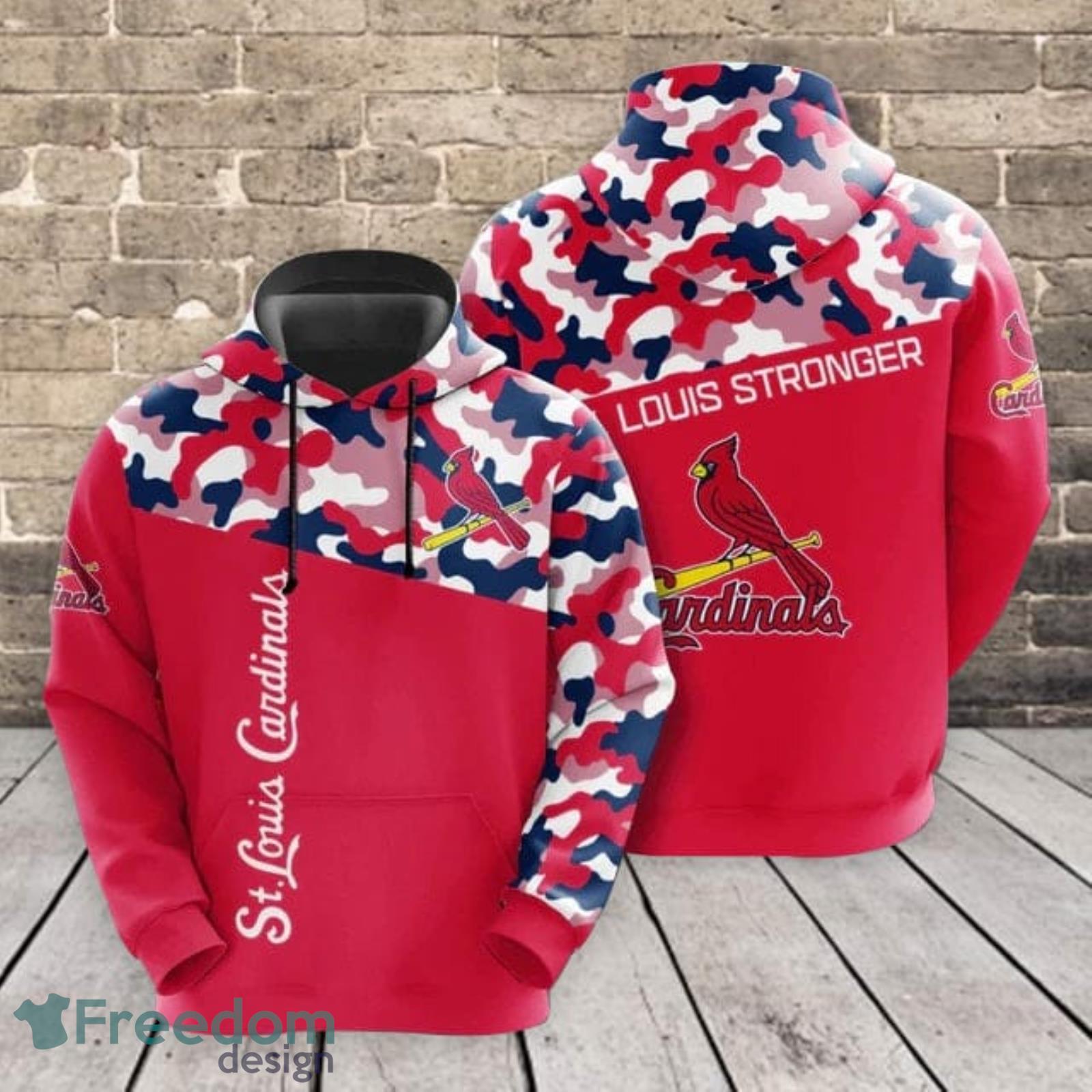 St. Louis Cardinals 3D Hoodie For Fans - Freedomdesign