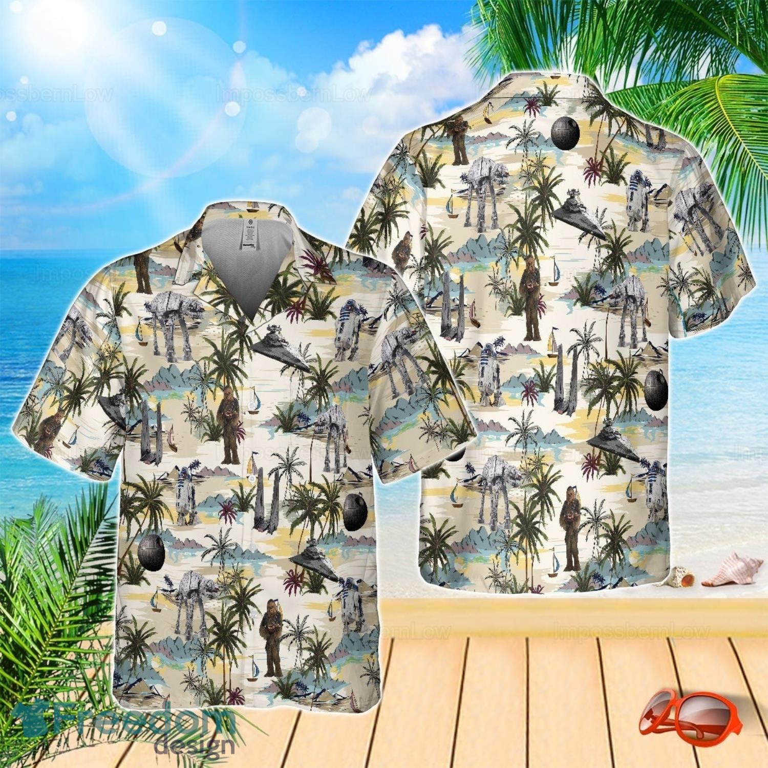 Star Wars Shirt, Star Wars Hawaii Shirt, Star Wars Button Shirt