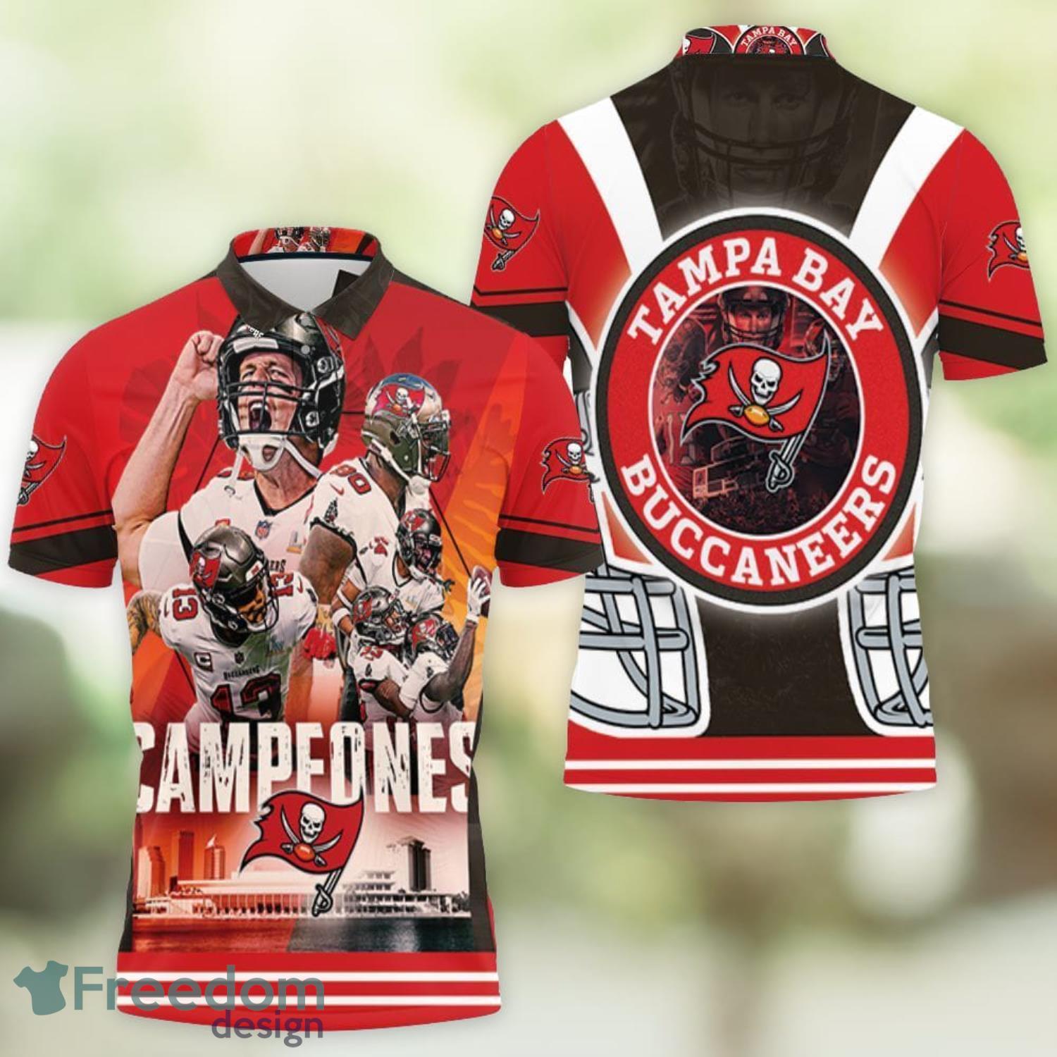 Tampa Bay Buccaneers Super Bowl Champions 2021 Personalized Polo