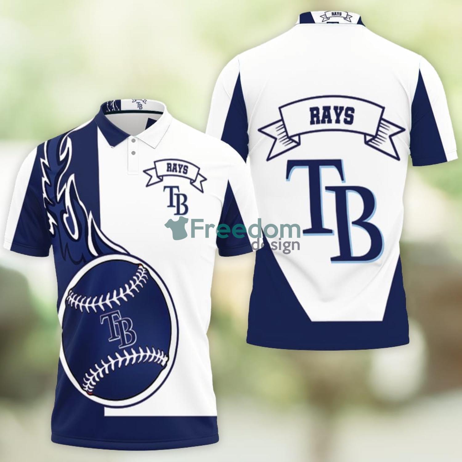 Tampa Bay Rays 3D Sport Fans Polo Shirt For Men - Freedomdesign