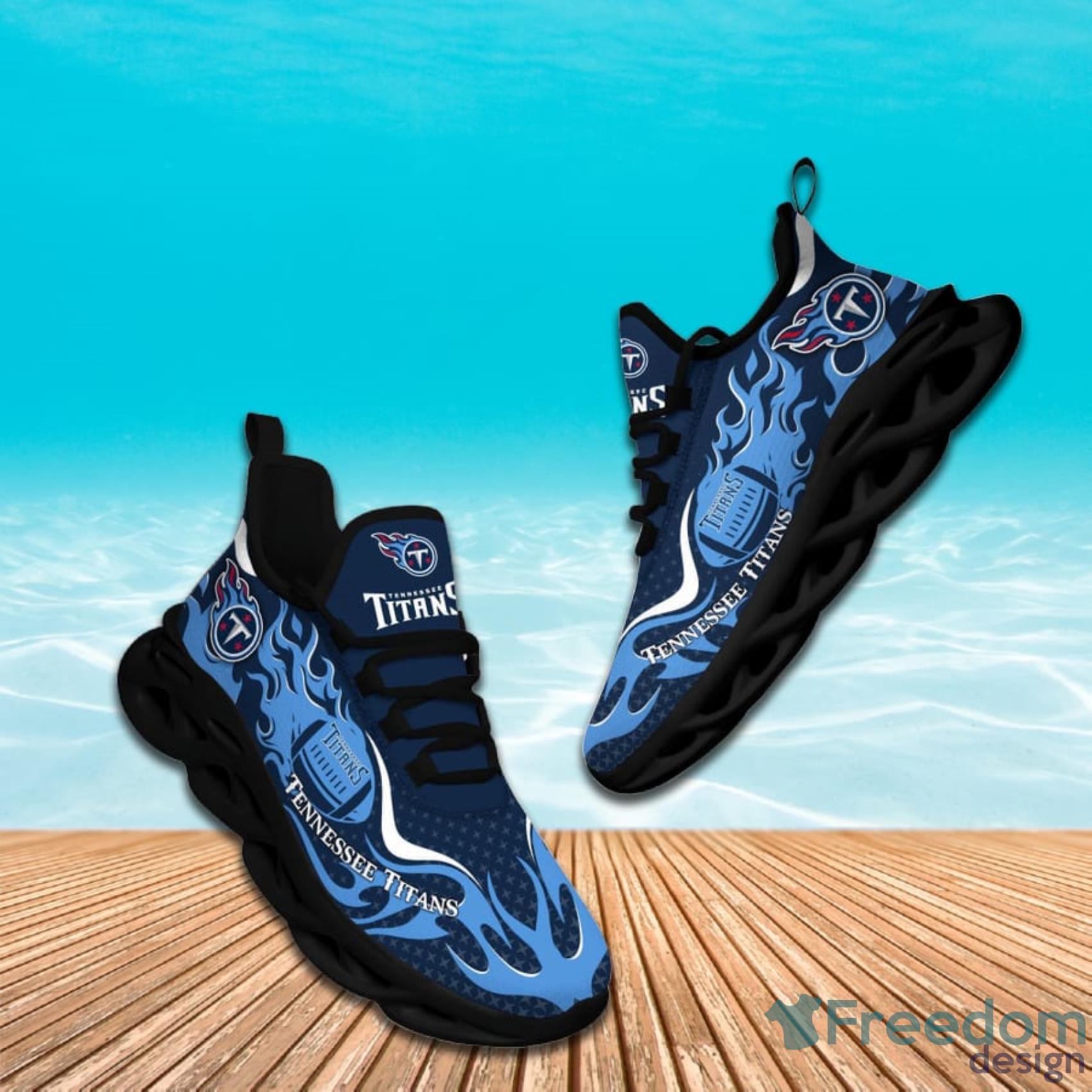 Tennessee Titans NFL Unique Sneaker Max Soul Shoes - Freedomdesign