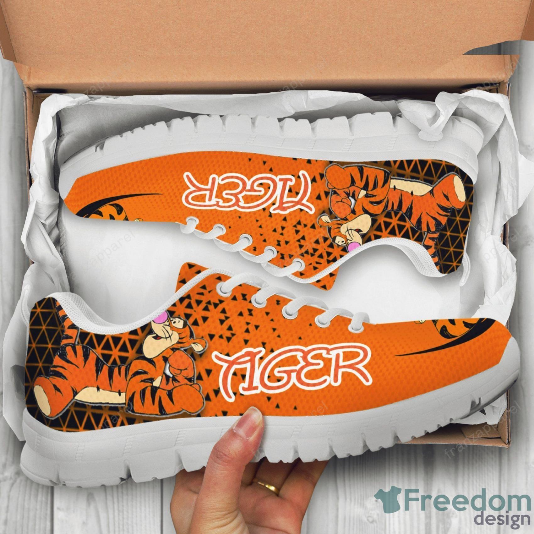 Tigger Winnie The Pooh Orange Sneakers Shoes For Men And Women Product Photo 2