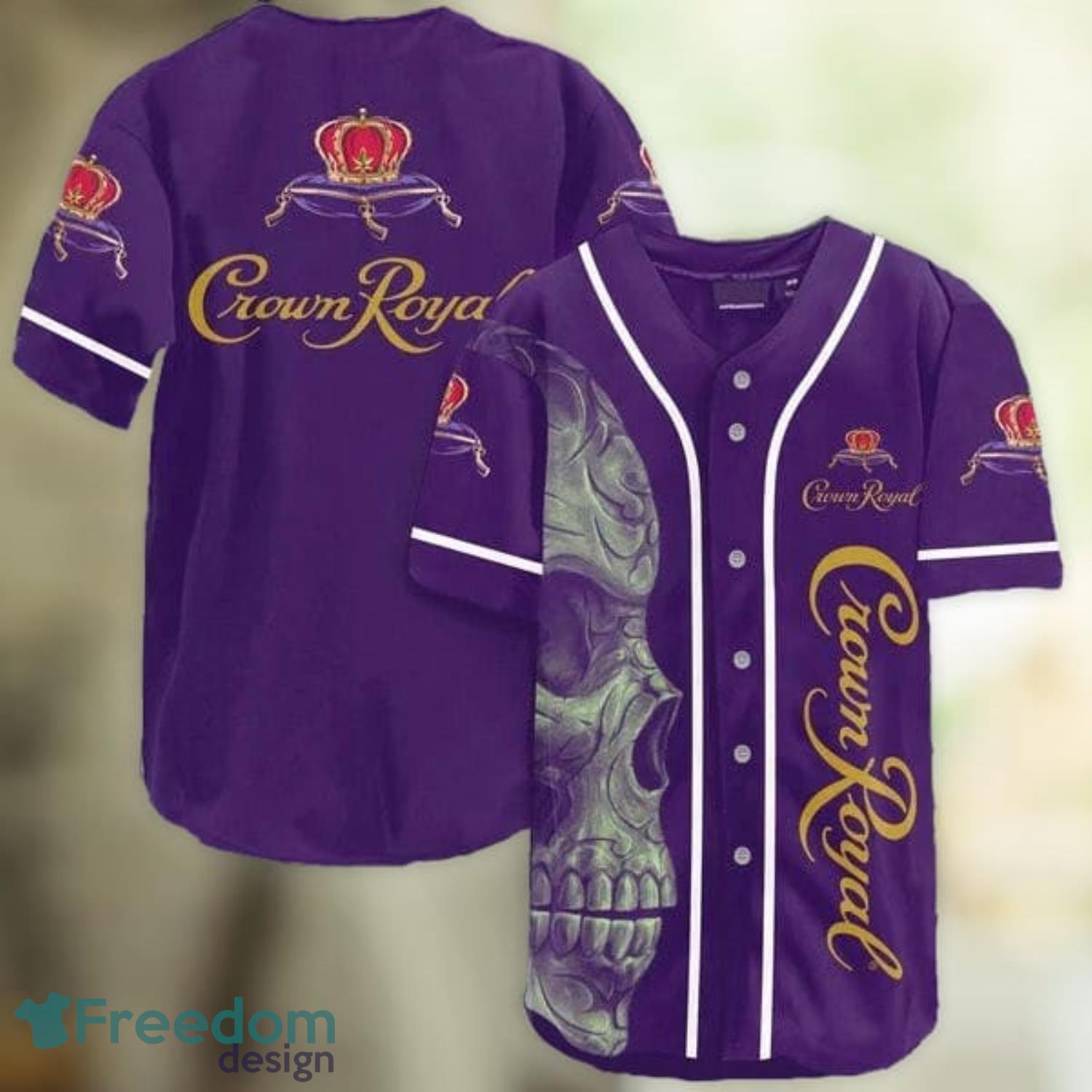 Unisex Purple Crown Royal Baseball Jersey Shirt Gift For Men And Women -  Freedomdesign
