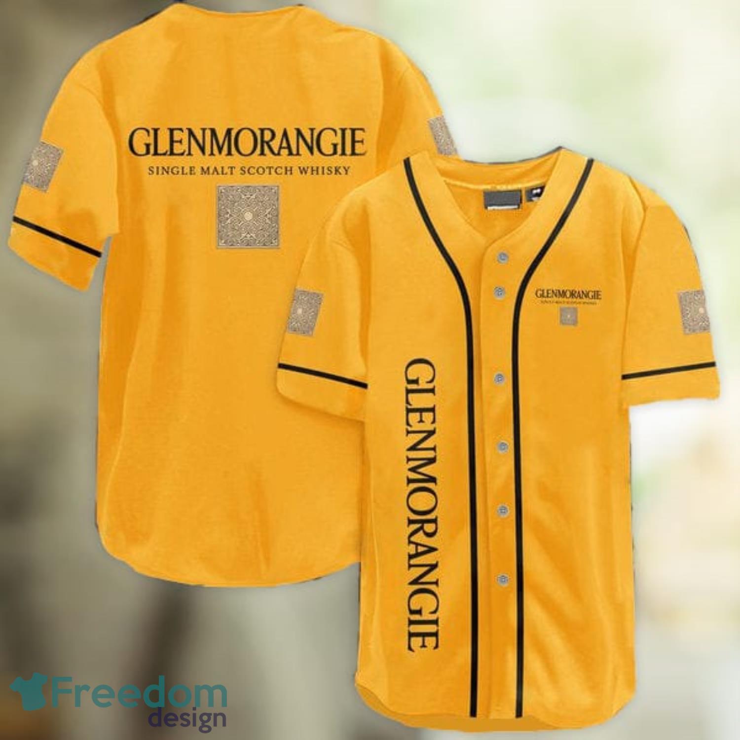 Yellow Glenmorangie Whiskey Baseball Jersey Shirt Summer Gift Product Photo 1
