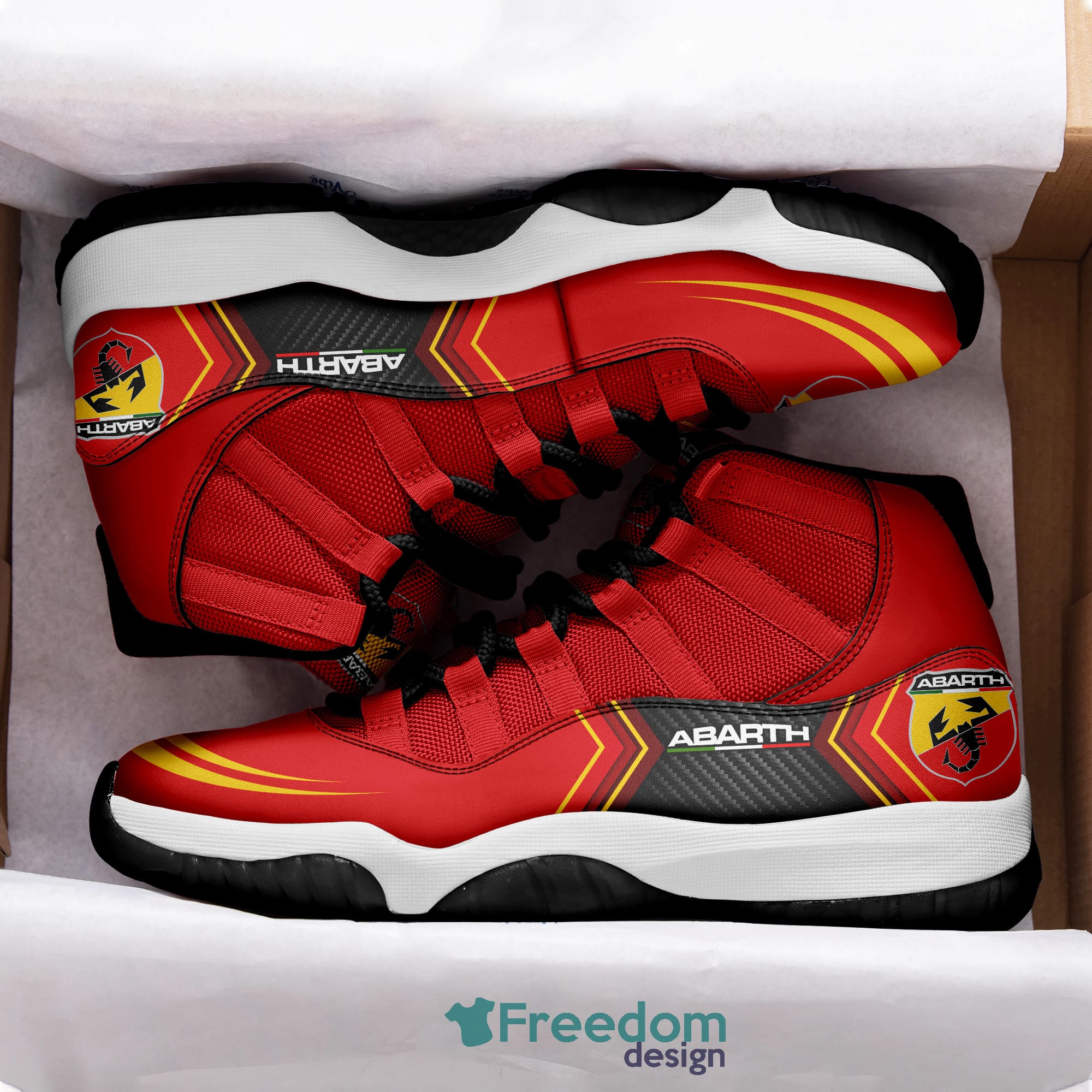 Abarth Air Jordan 11 Shoes Men And Women Sneakers Product Photo 2