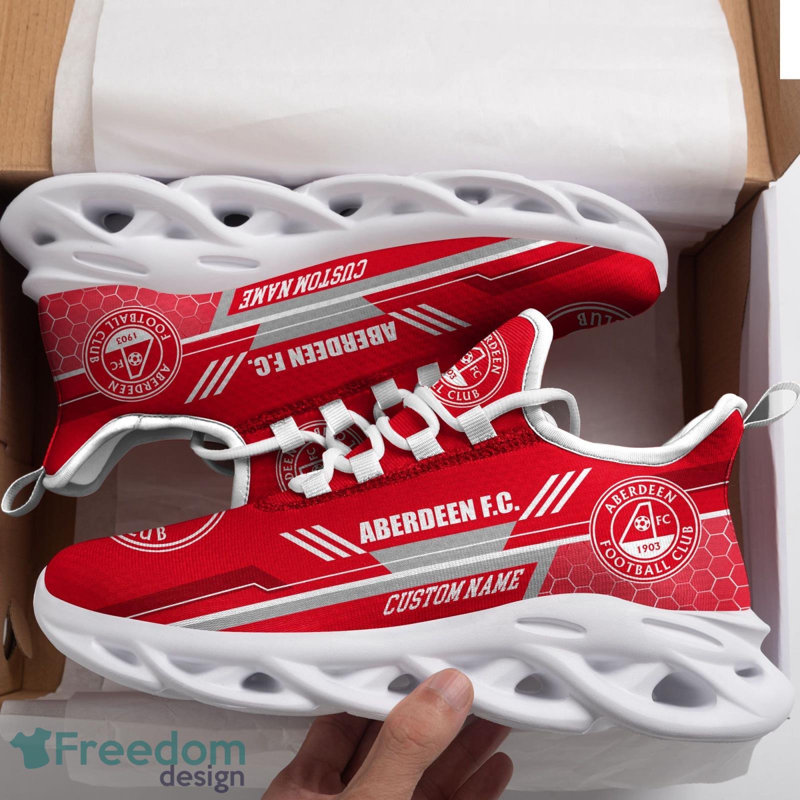 Aberdeen F.C Custom Name Max Soul Sneakers Men And Women Running Shoes For Football Fan Product Photo 1