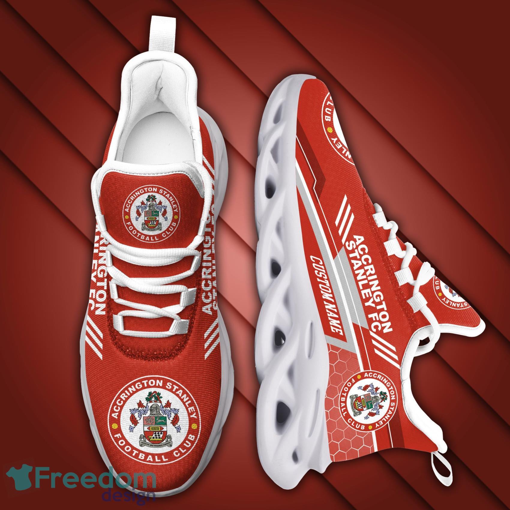Accrington Stanley Custom Name Max Soul Sneakers Men And Women Running Shoes For Football Fan Product Photo 2