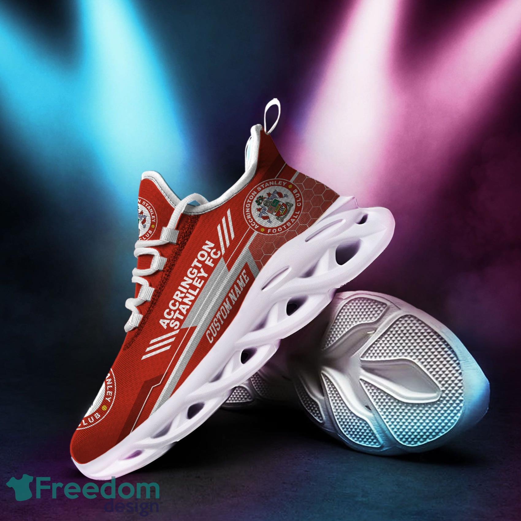 Accrington Stanley Custom Name Max Soul Sneakers Men And Women Running Shoes For Football Fan Product Photo 3 Accrington Stanley Custom Name Max Soul Sneakers Men And Women Running Shoes For Football Fan Product Photo 3