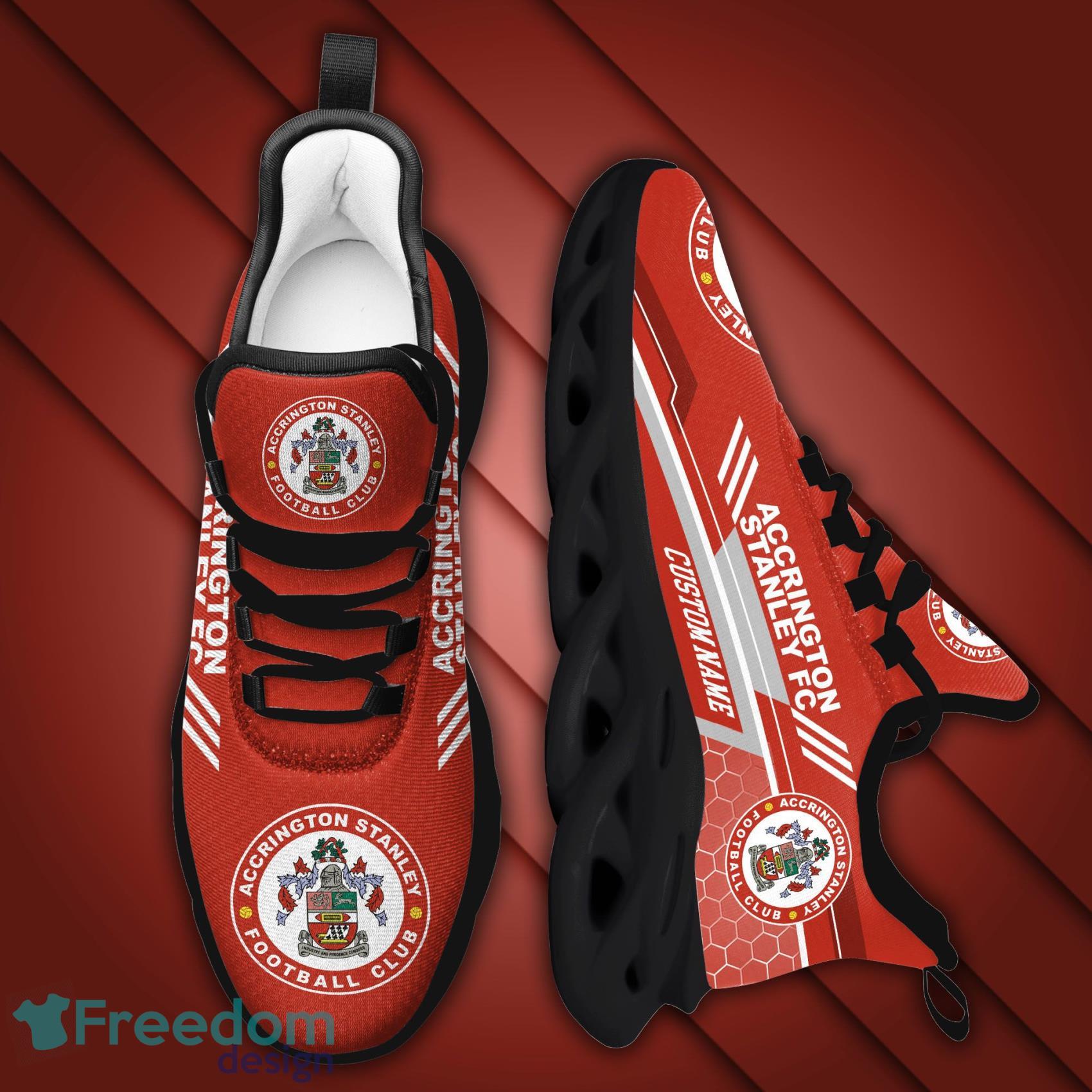 Accrington Stanley Custom Name Max Soul Sneakers Men And Women Running Shoes For Football Fan Product Photo 4 Accrington Stanley Custom Name Max Soul Sneakers Men And Women Running Shoes For Football Fan Product Photo 4