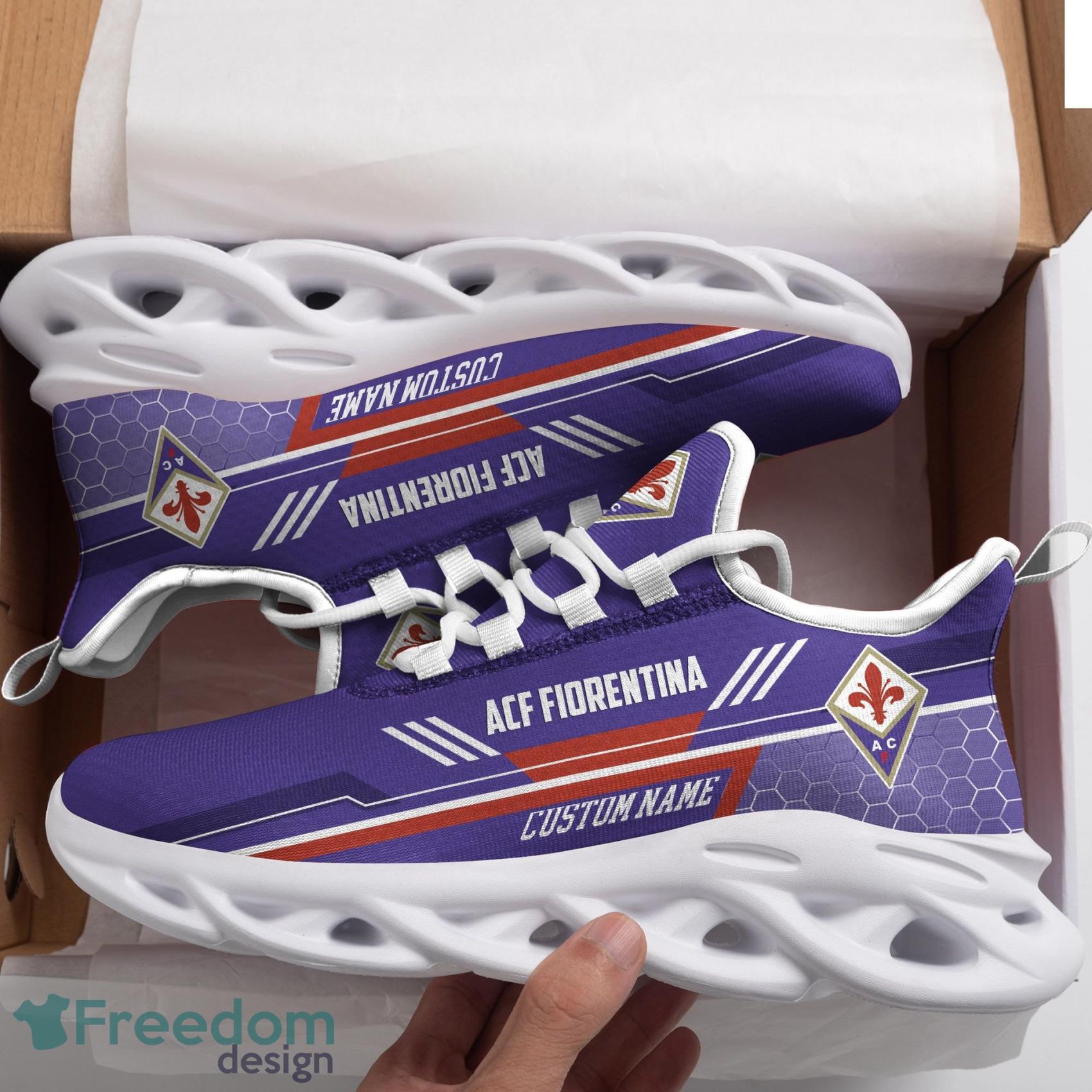 ACF Fiorentina Serie A Sneakers Running Shoes Custom Name Gift For Men And  Women - Freedomdesign