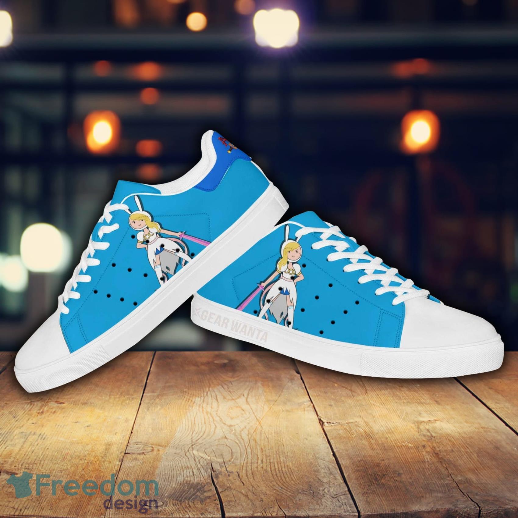 Adventure Time Fionna Cartoon Lovely Cute Skate Shoes Gift For Men And Women Product Photo 2