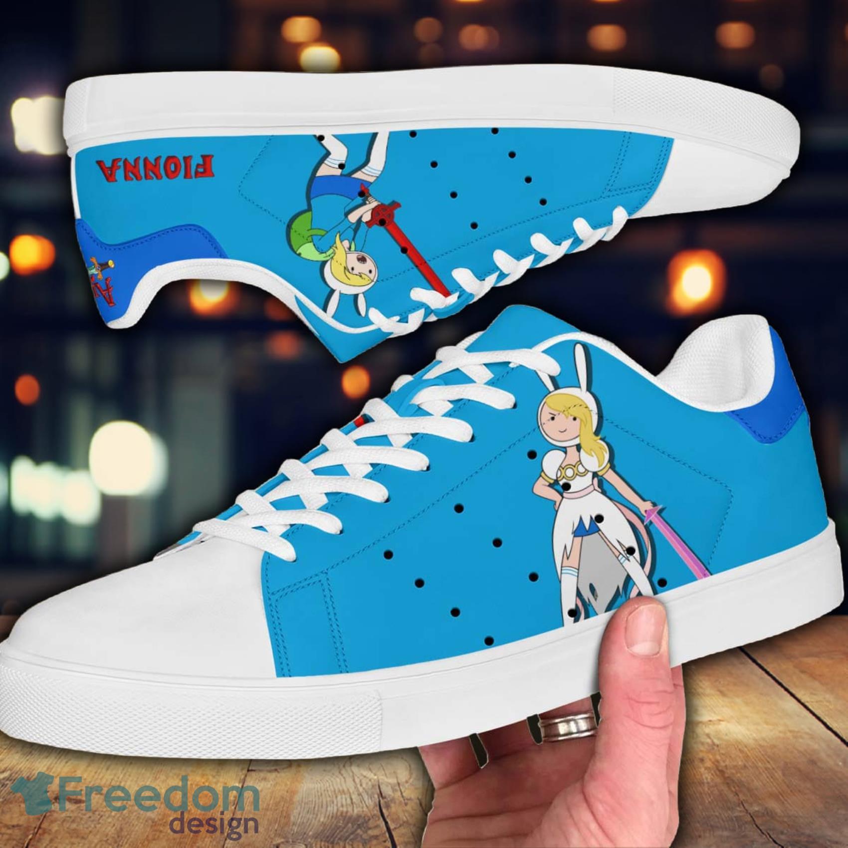 Adventure Time Fionna Cartoon Lovely Cute Skate Shoes Gift For Men And Women Product Photo 3 Adventure Time Fionna Cartoon Lovely Cute Skate Shoes Gift For Men And Women Product Photo 3