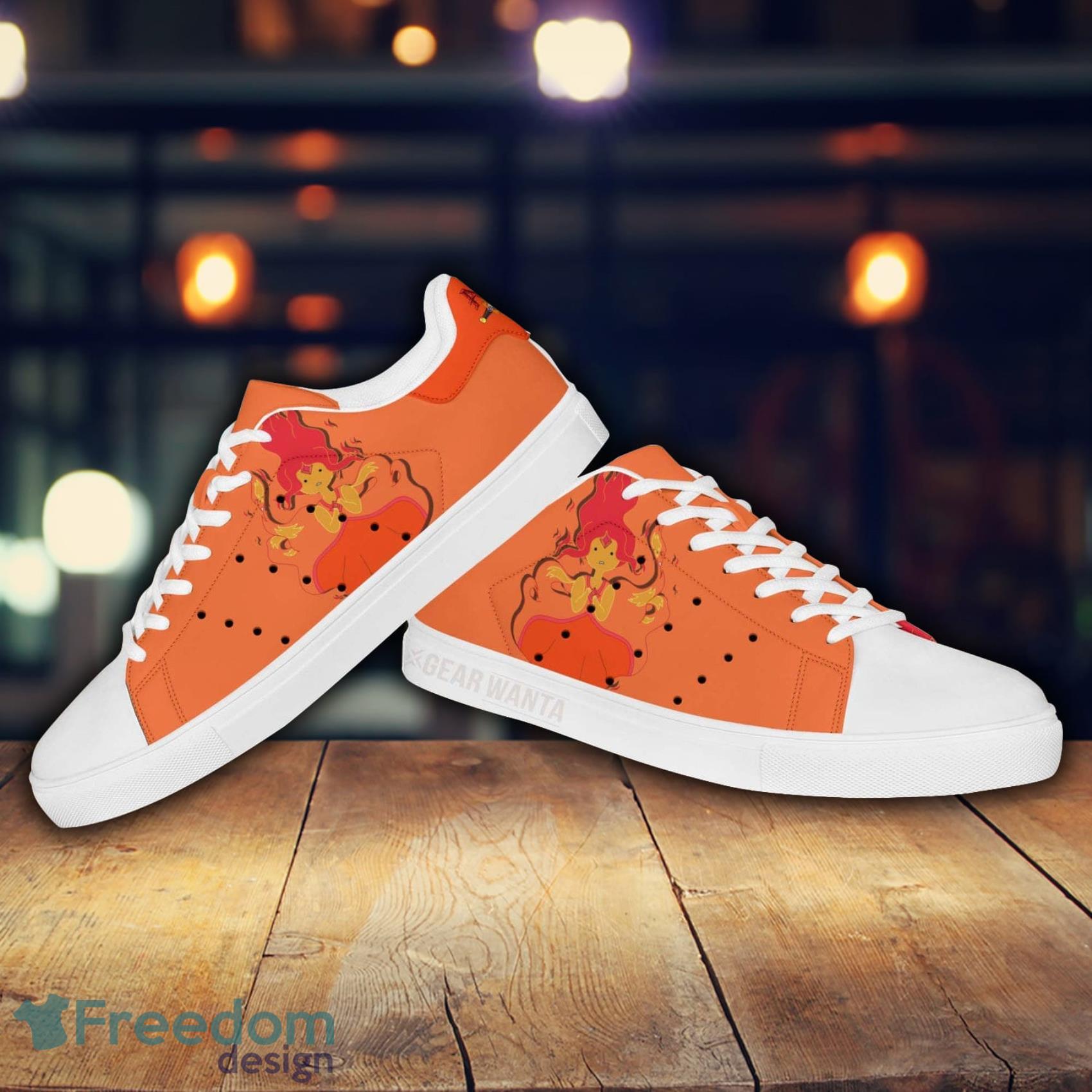 Adventure Time Fire Princess Cartoon Lovely Cute Skate Shoes Gift For Men And Women Product Photo 2