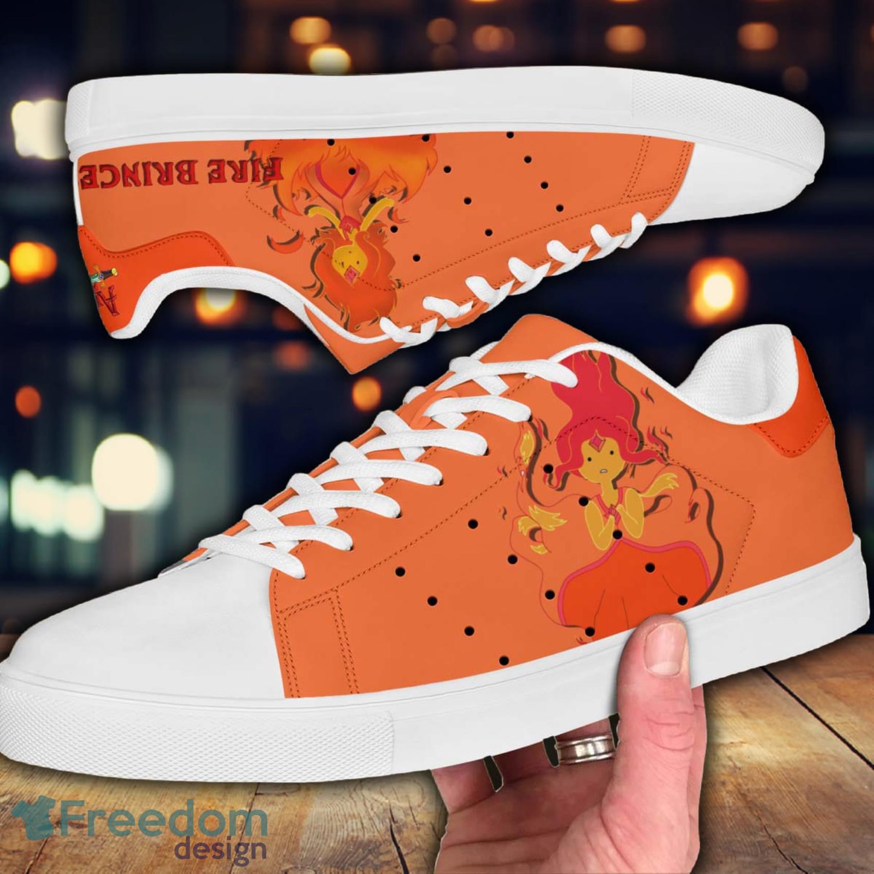 Adventure Time Fire Princess Cartoon Lovely Cute Skate Shoes Gift For Men And Women image Adventure Time Fire Princess Cartoon Lovely Cute Skate Shoes Gift For Men And Women Product Photo 3