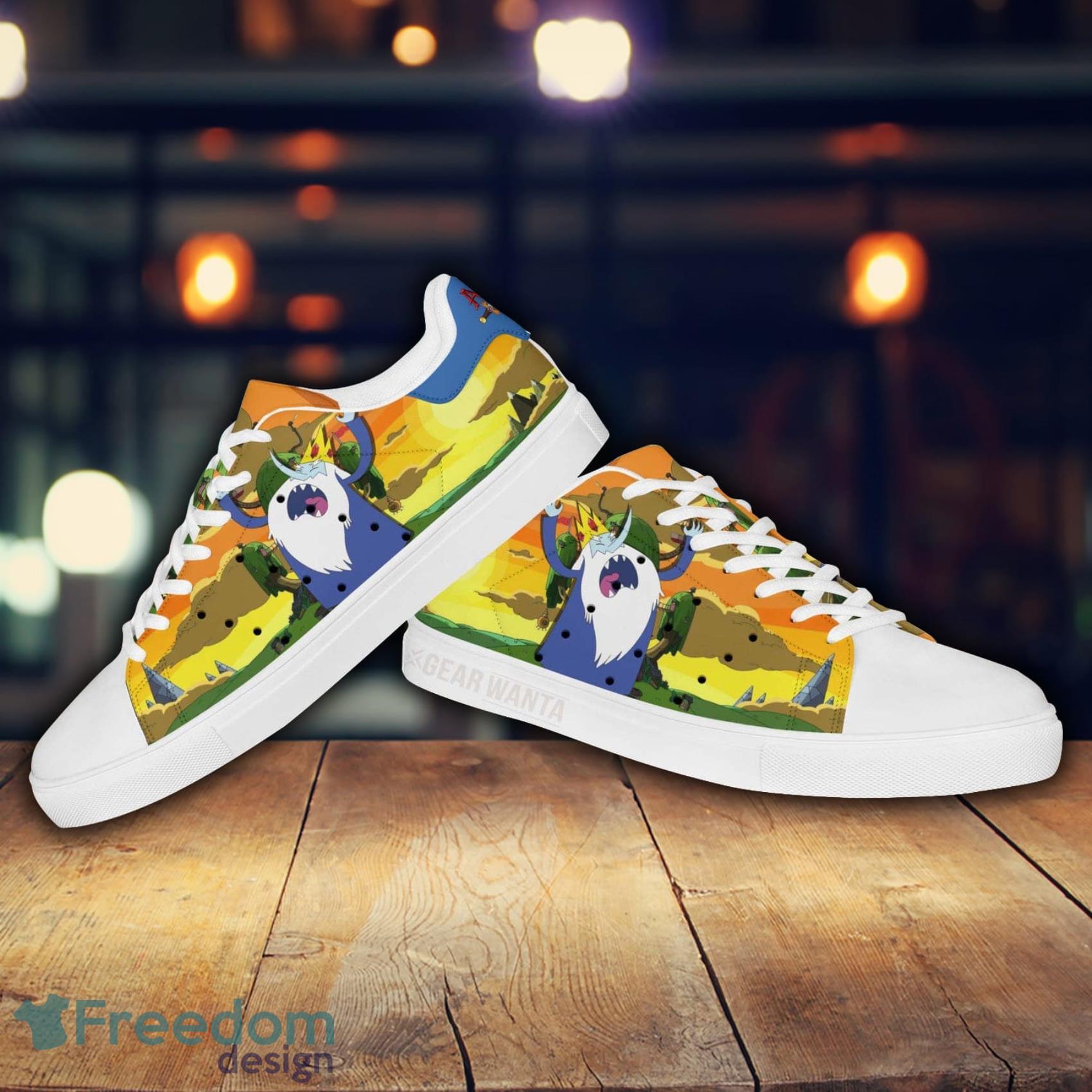 Adventure Time Ice King Cartoon Lovely Cute Skate Shoes Gift For Men And Women Product Photo 2