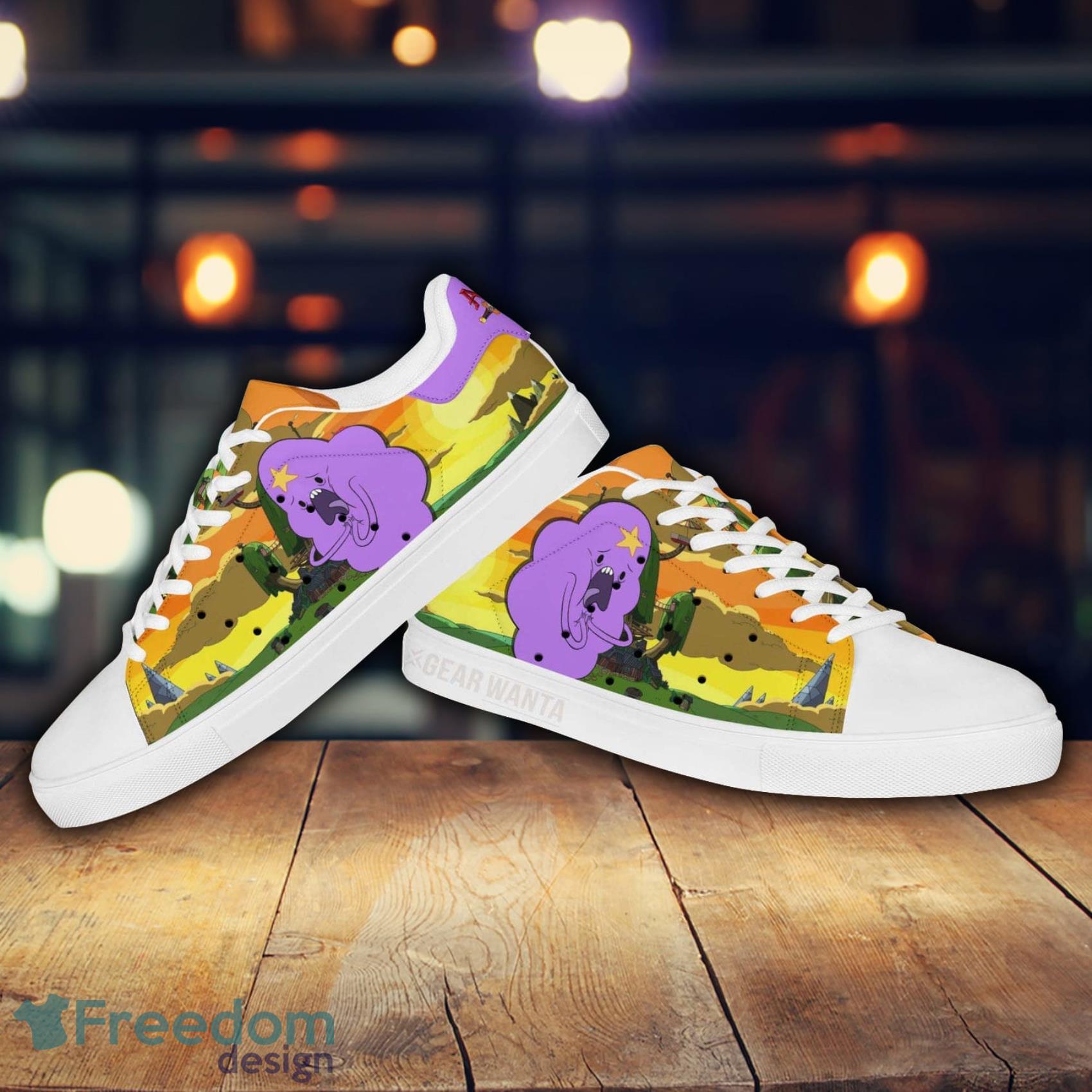Adventure Time Lumpy Space Princess Cartoon Lovely Cute Skate Shoes Gift For Men And Women Product Photo 2