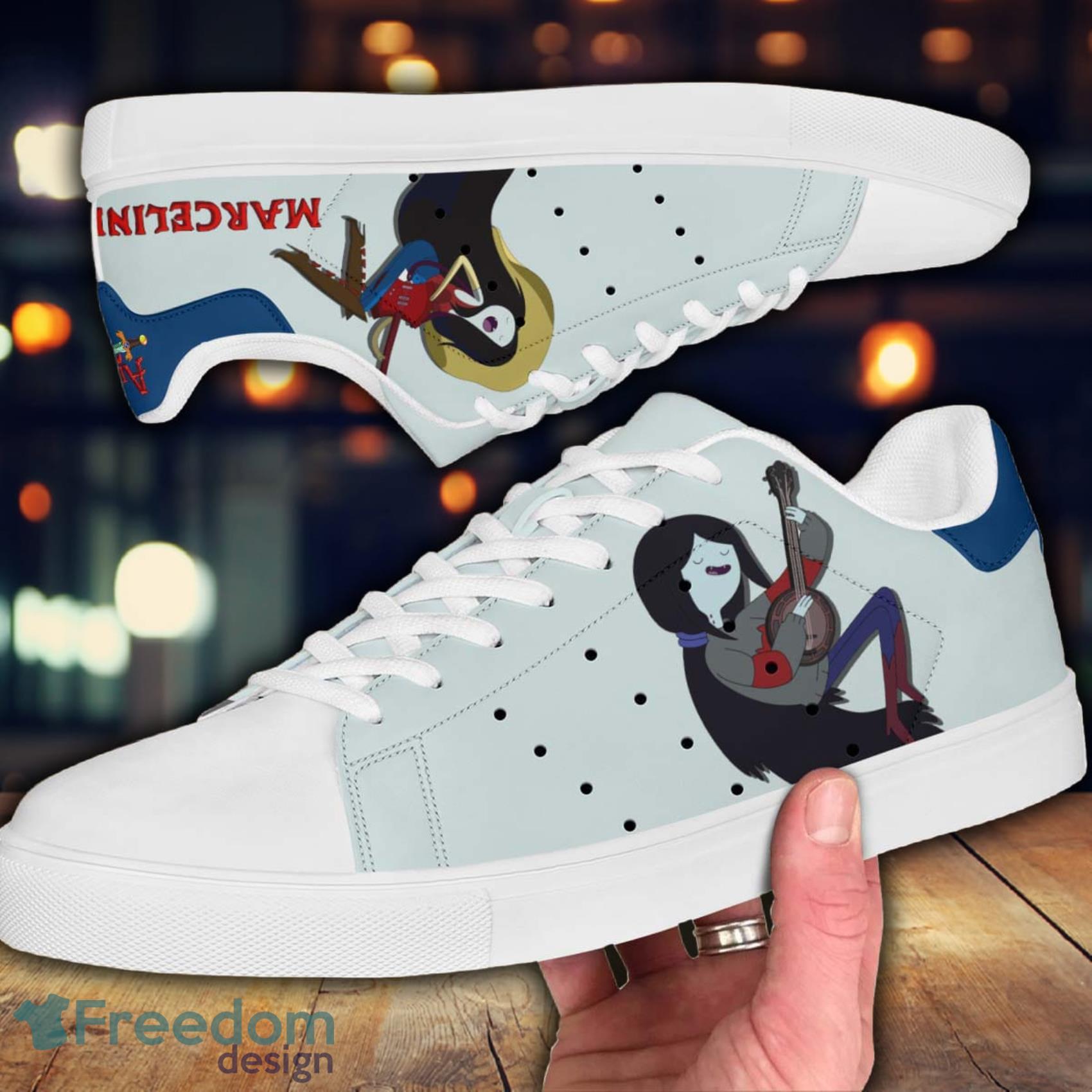 Adventure Time Marceline Cartoon Lovely White Cute Skate Shoes Gift For Men And Women Product Photo 3 Adventure Time Marceline Cartoon Lovely White Cute Skate Shoes Gift For Men And Women Product Photo 3