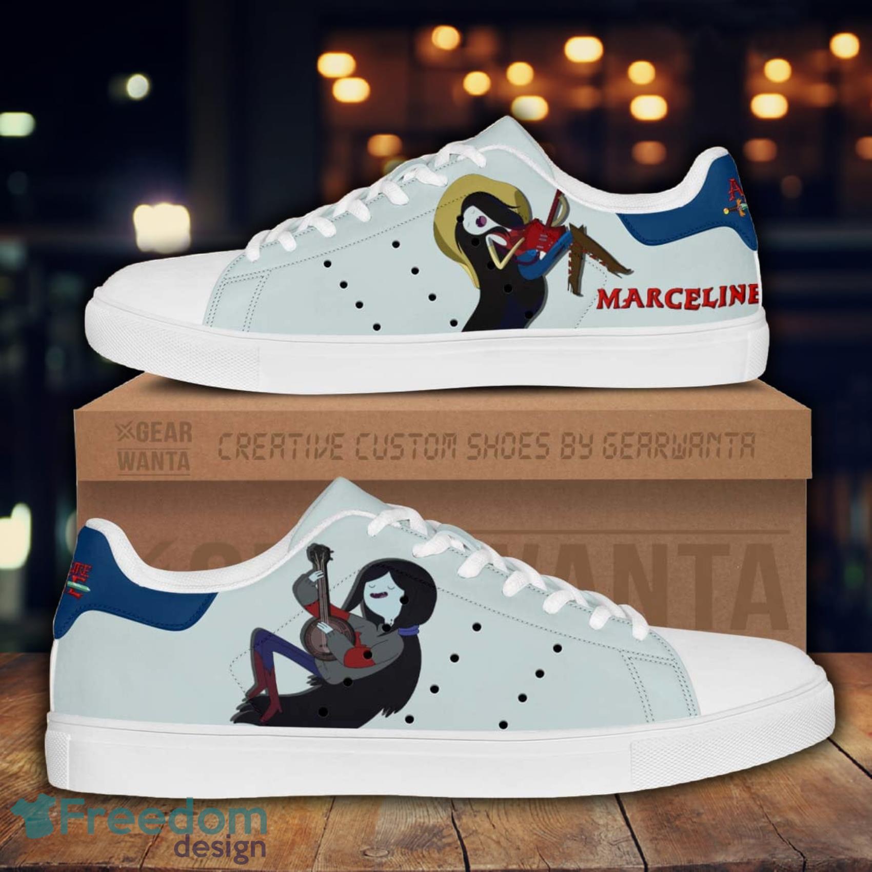 Adventure Time Marceline Cartoon Lovely White Cute Skate Shoes Gift For Men And Women Product Photo 1