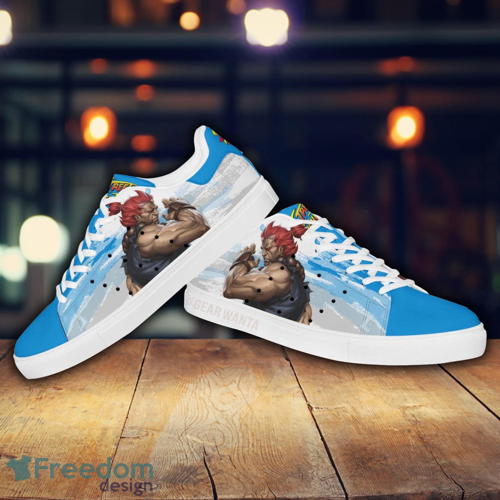 Akuma Street Fighter Game Cartoon Lovely Cute Skate Shoes Gift For Men And Women Product Photo 2
