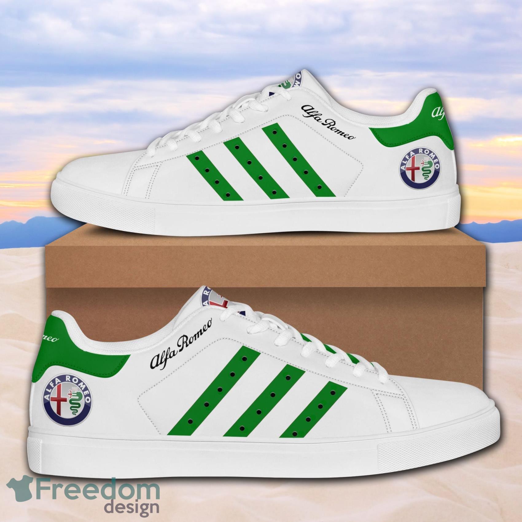 Alfa Romeo Luxury Sport Car 4k811 Gifts Lover AOP Low Top Skate Shoes For Men And Women Product Photo 1
