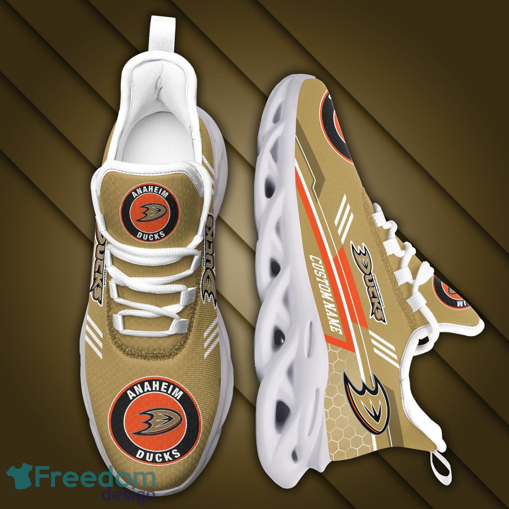 Anaheim Ducks Custom Name Max Soul Sneakers Men And Women Running