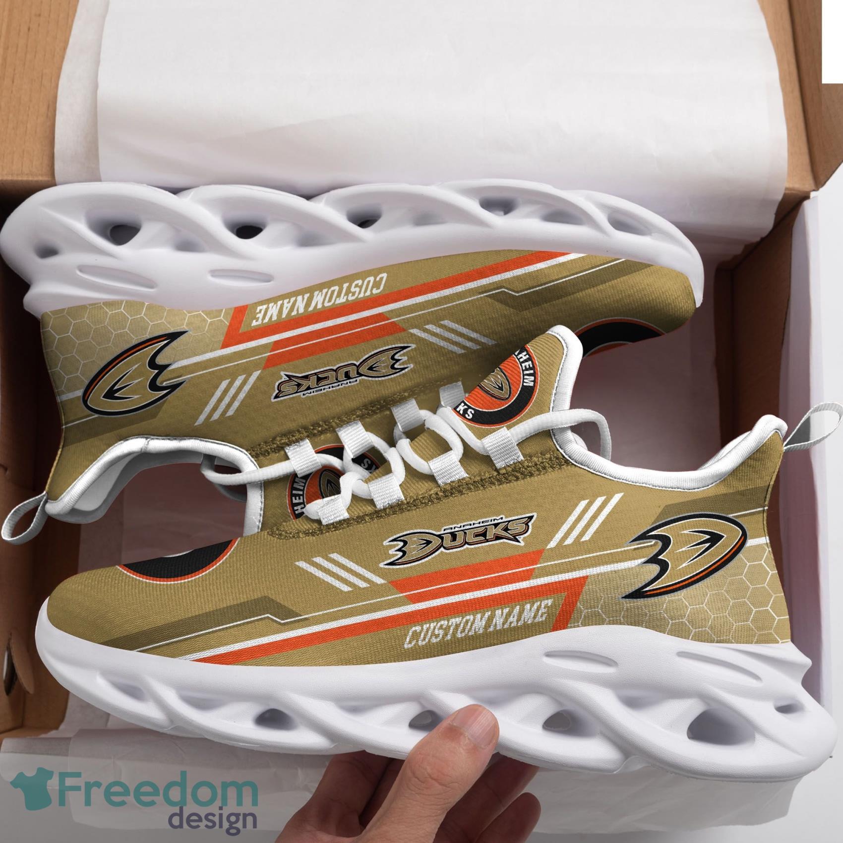 Anaheim Ducks Custom Name Max Soul Sneakers Men And Women Running