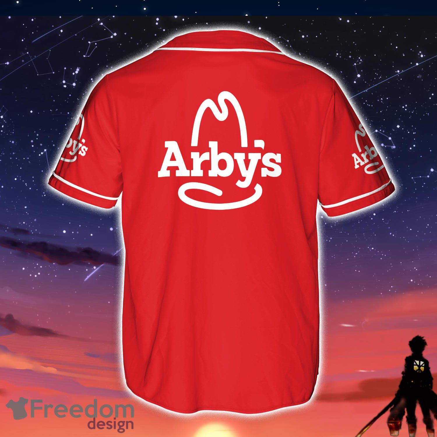 Arbys 3D Red Baseball Jersey Gift For Sport Fans Product Photo 2
