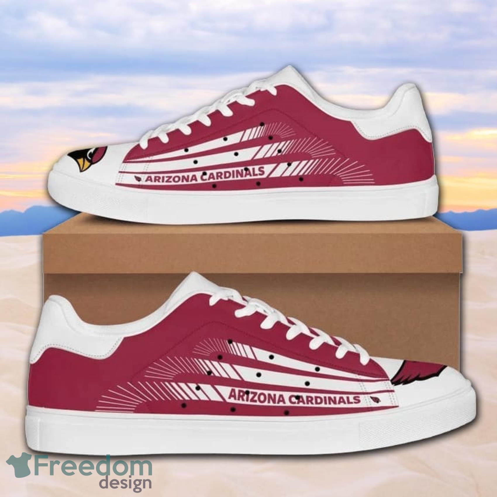 Arizona Cardinals NFL Logo Low Top Skate Shoes For Men And Women Product Photo 1