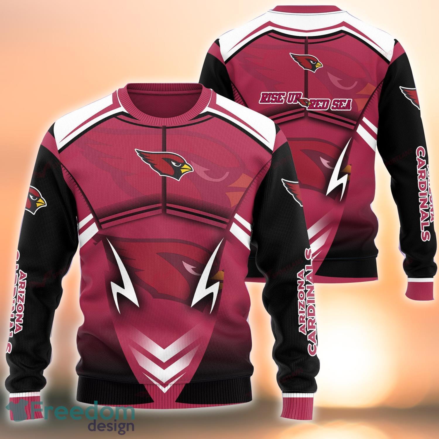 Arizona Cardinals NFL T-Shirt Hoodie Sweatshirt All Over Print 3D Shirt Product Photo 4 Arizona Cardinals NFL T-Shirt Hoodie Sweatshirt All Over Print 3D Shirt Product Photo 4