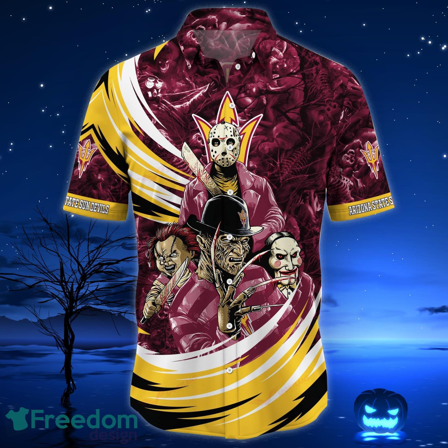 Dallas Cowboys NFL Horror Movies Character Hawaiian Shirt And Shorts  Halloween Gifts - Freedomdesign