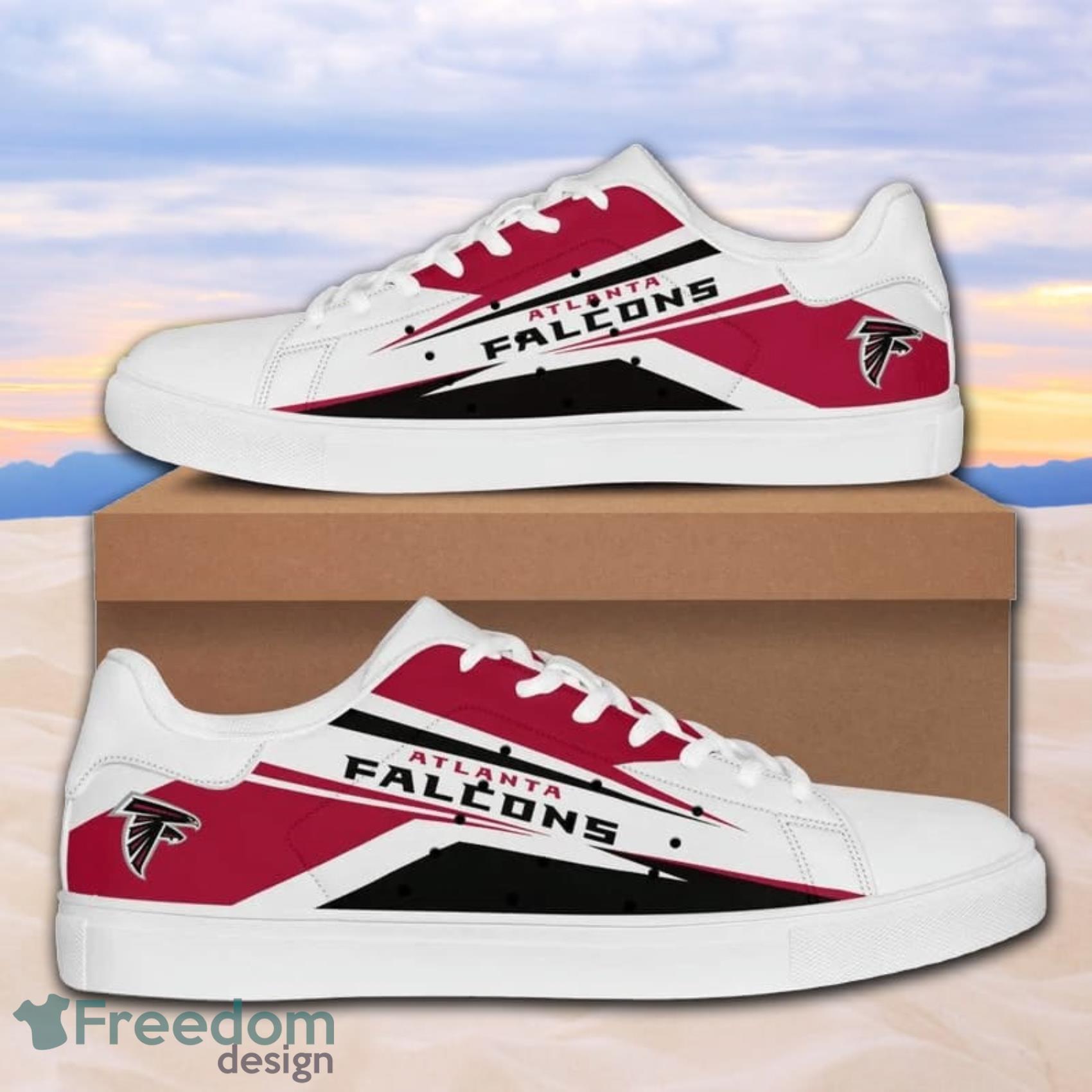 Atlanta Falcons LV Luxury Low Top Skate Sneakers Shoes